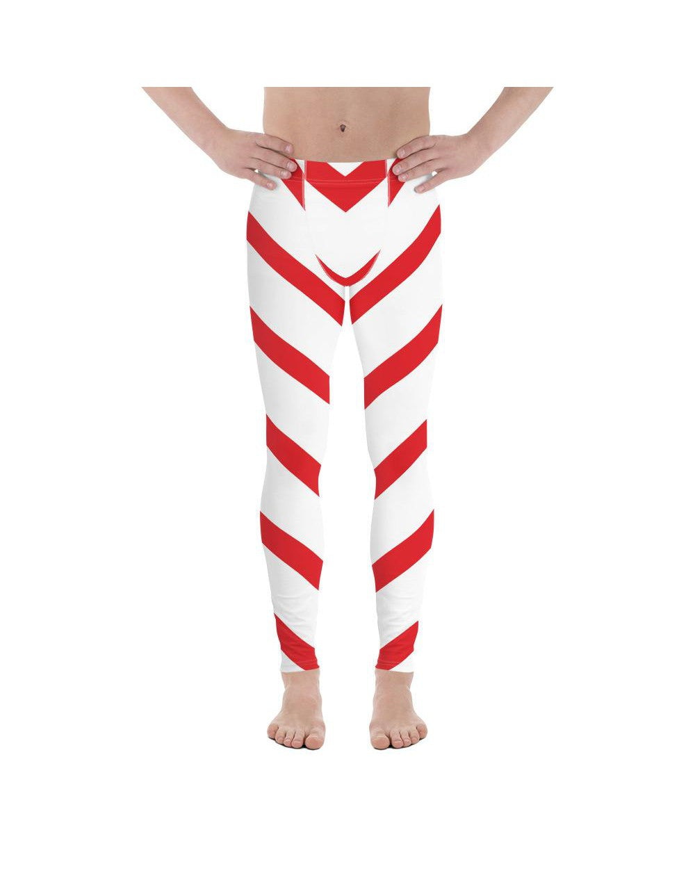 Candy Cane Meggings Men's Leggings Gearbunch