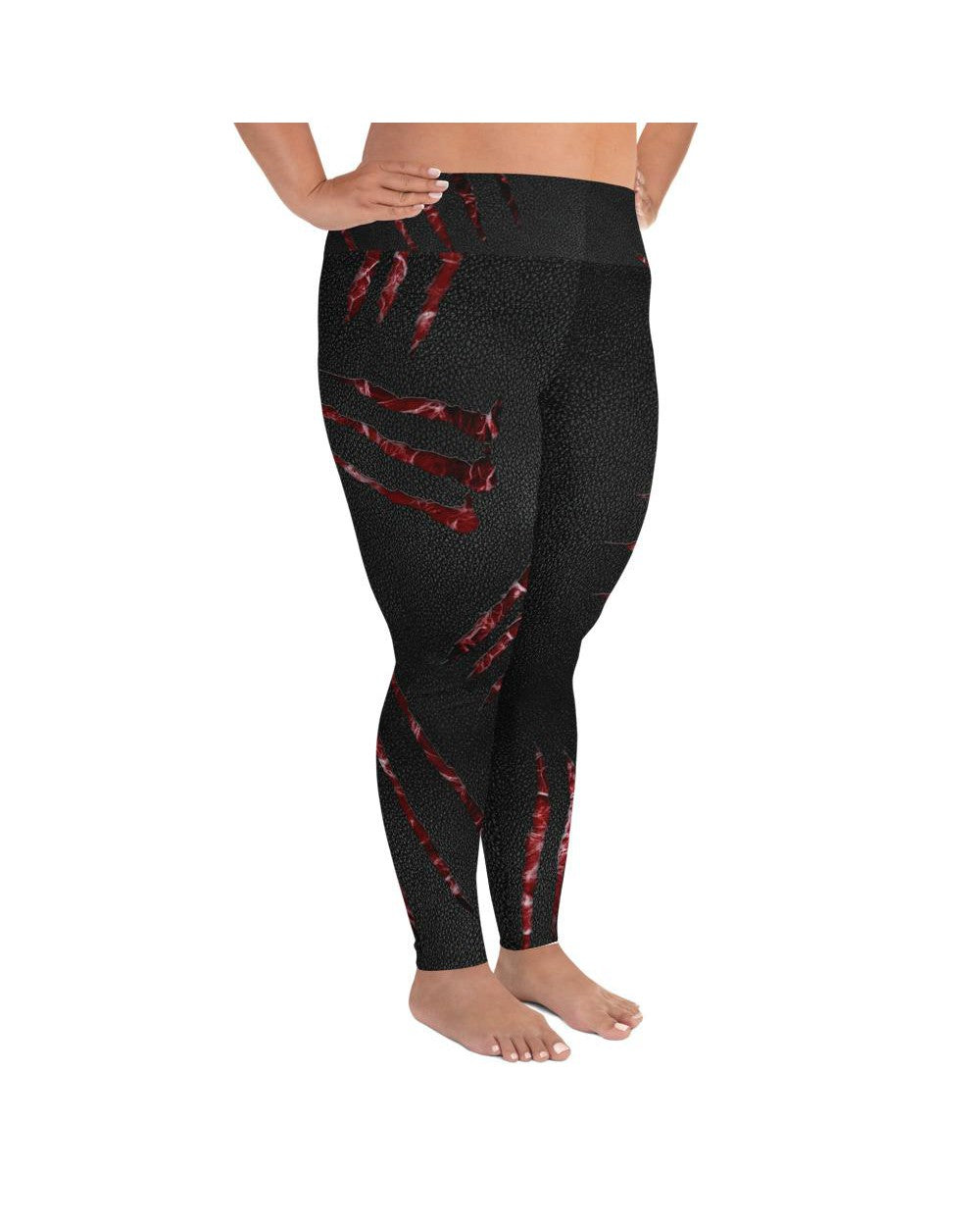 Ripped Flesh Plus Size Leggings | GearBunch