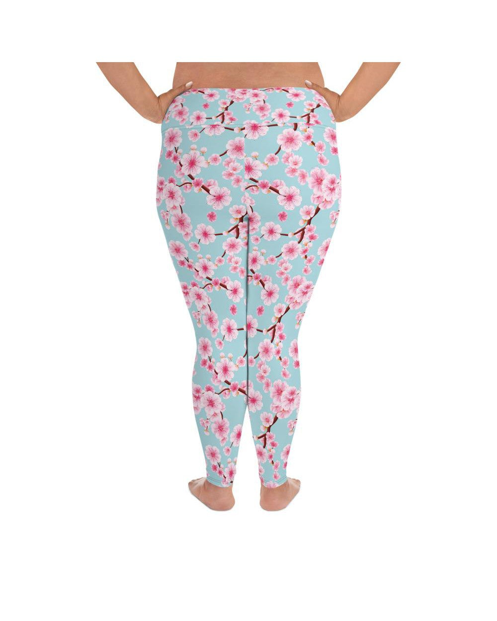 Japanese Cherry Blossom Plus Size Leggings | GearBunch
