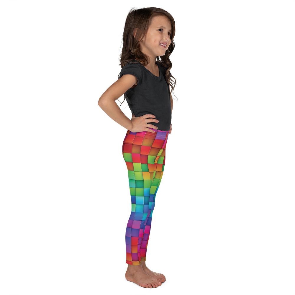 Rainbow Block Kid's Leggings - Gearbunch