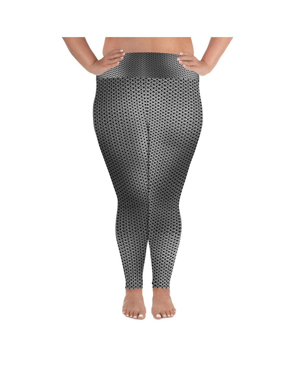 Knight's Chain Main Plus Size Leggings | GearBunch