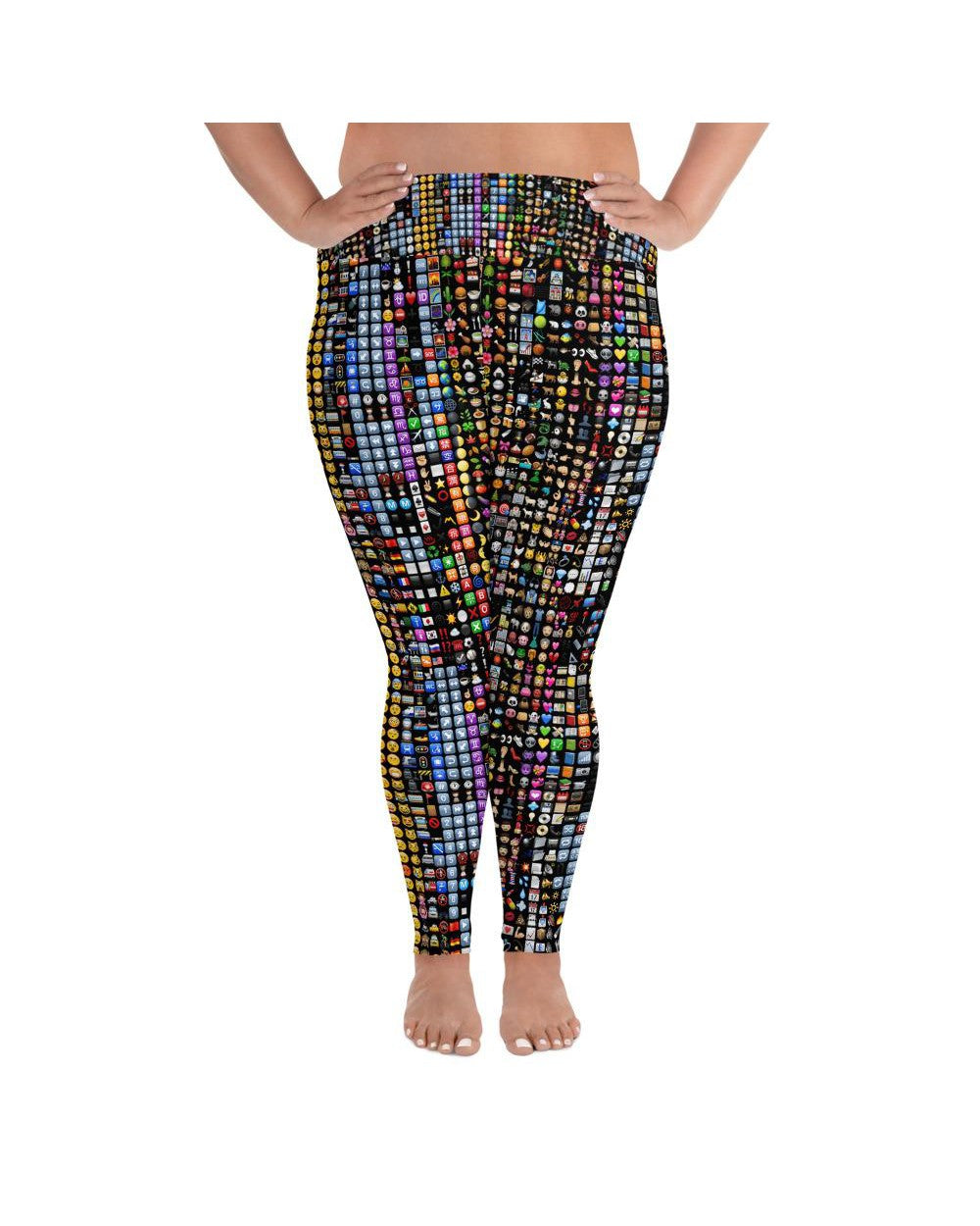 Emoji Plus Size Leggings | GearBunch