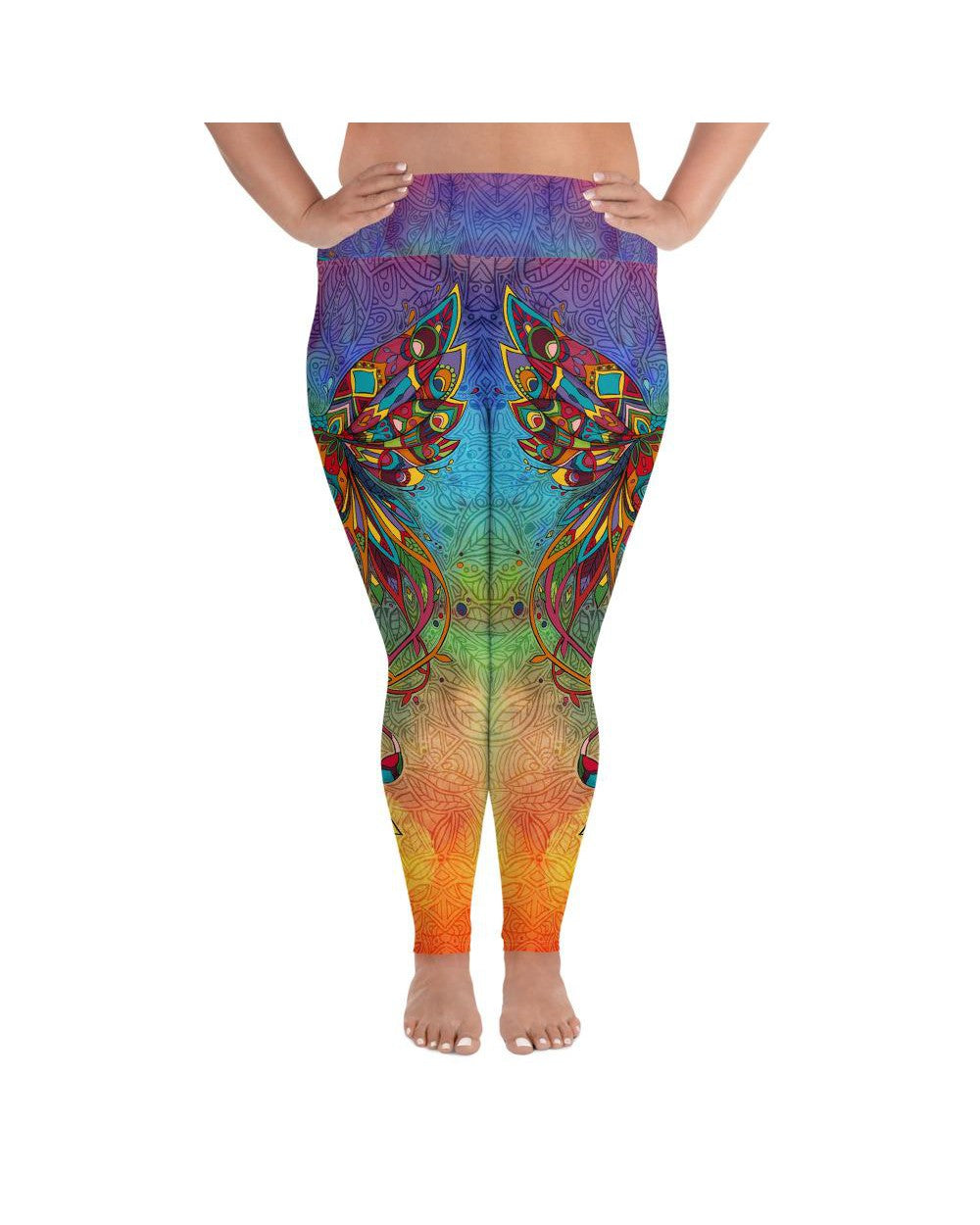 Ornamental Hummingbird Plus Size Leggings | GearBunch