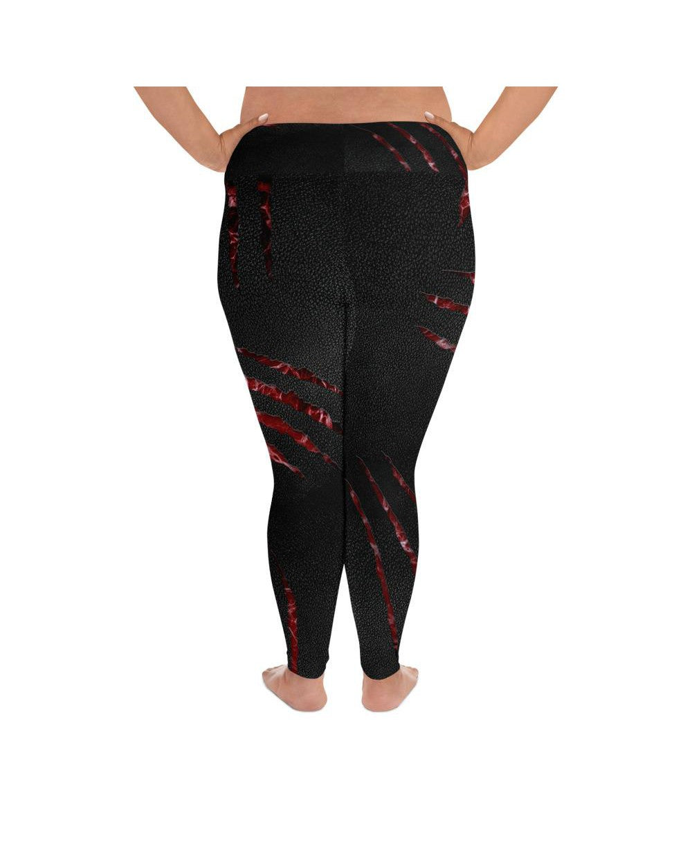 Ripped Flesh Plus Size Leggings | GearBunch