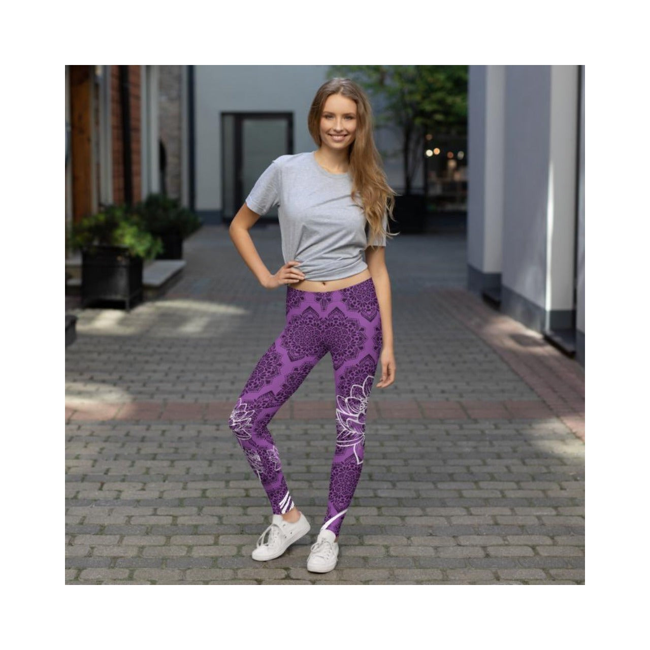 Lavender Lotus Leggings | Gearbunch Leggings