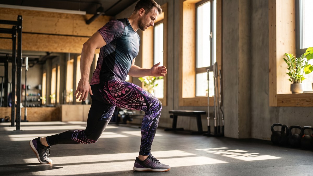 Lifestyle image of a model wearing Mystic Feather Meggings from GearBunch