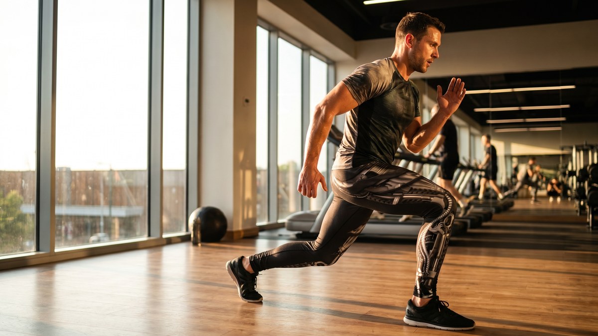 Lifestyle image of a model wearing Mechanic Ripped Carbon Meggings from GearBunch