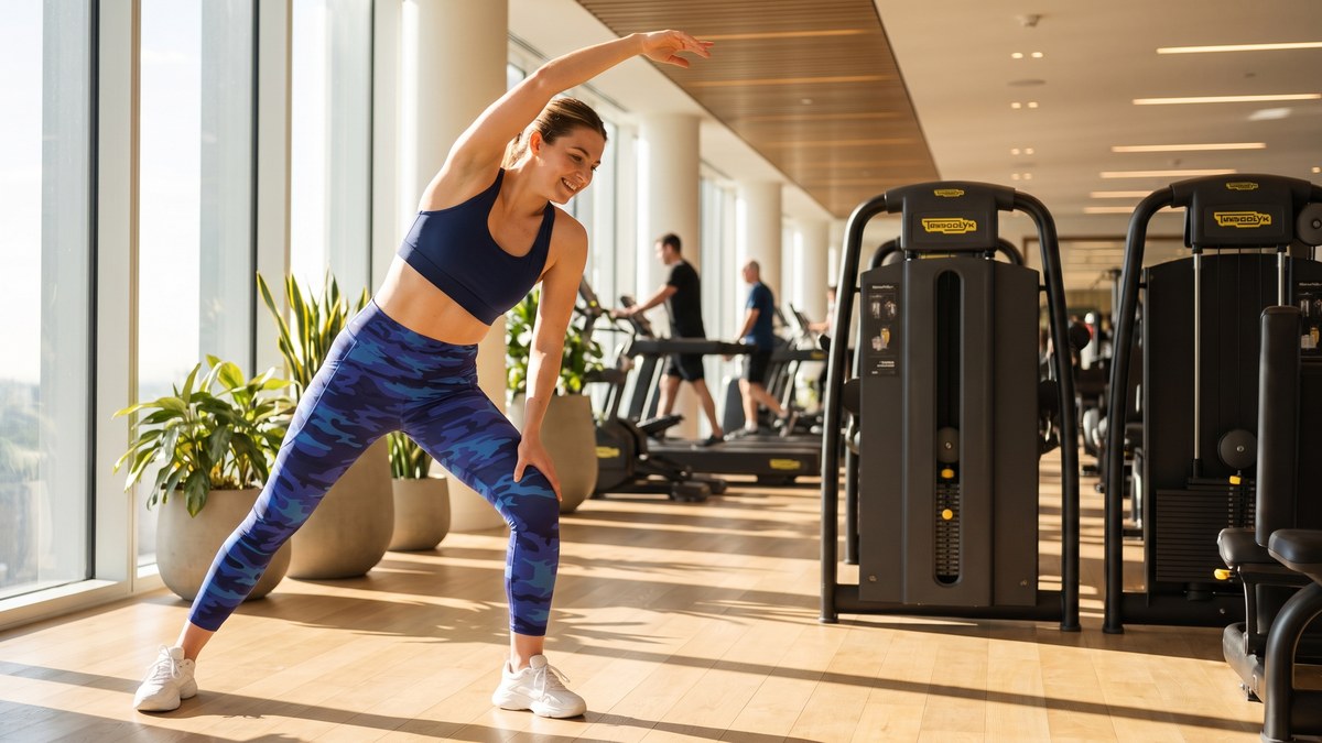 Lifestyle image for Squat proof leggings with pockets - GearBunch activewear