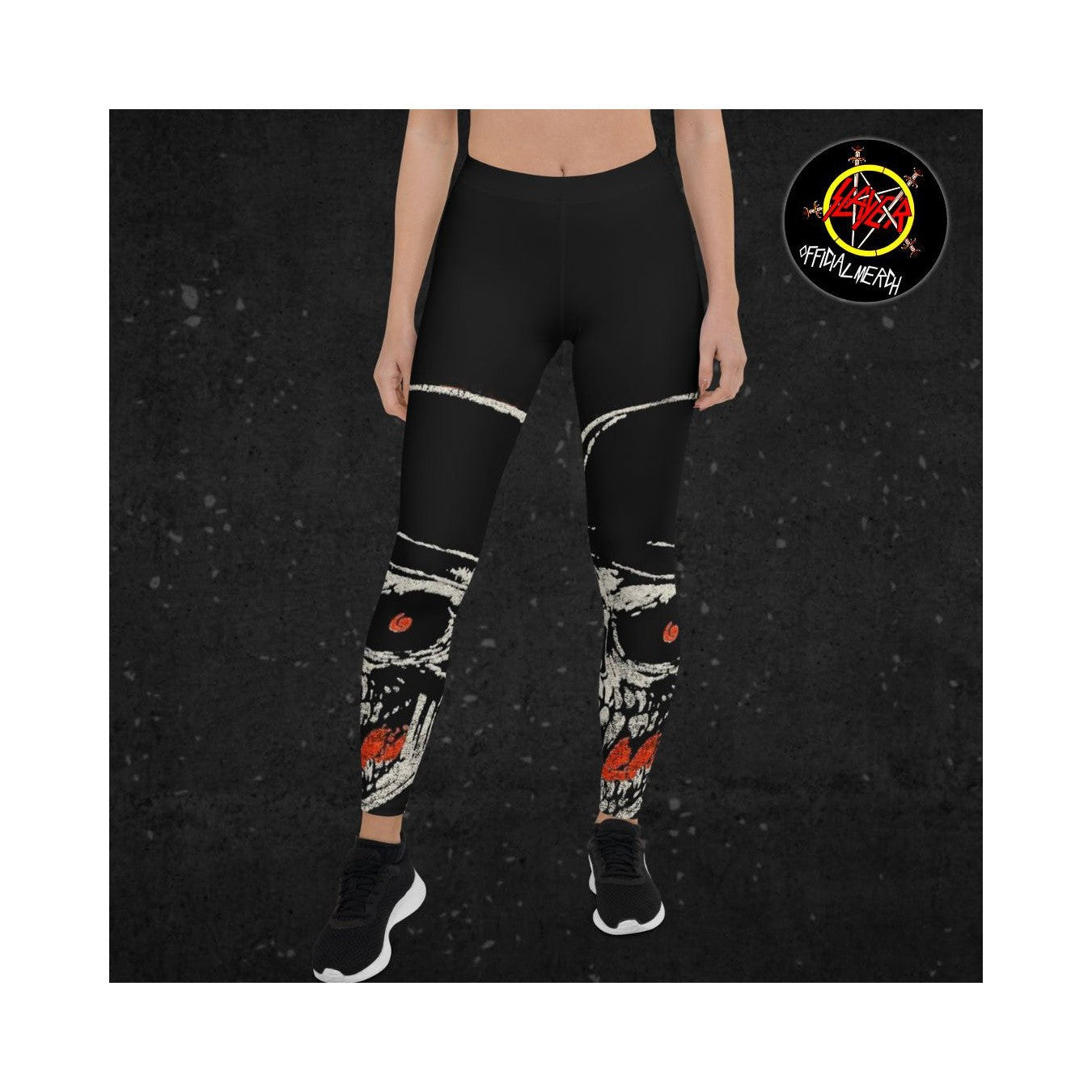 Slayer Skull Leggings Official Merch Front View