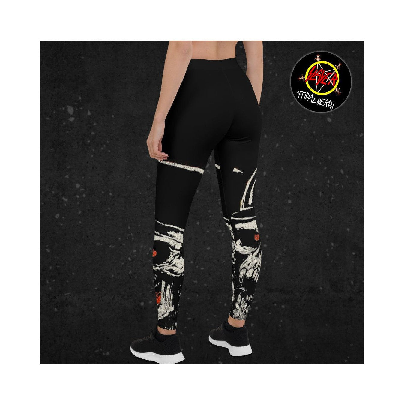 Slayer Skull Leggings Official Merch Rear View