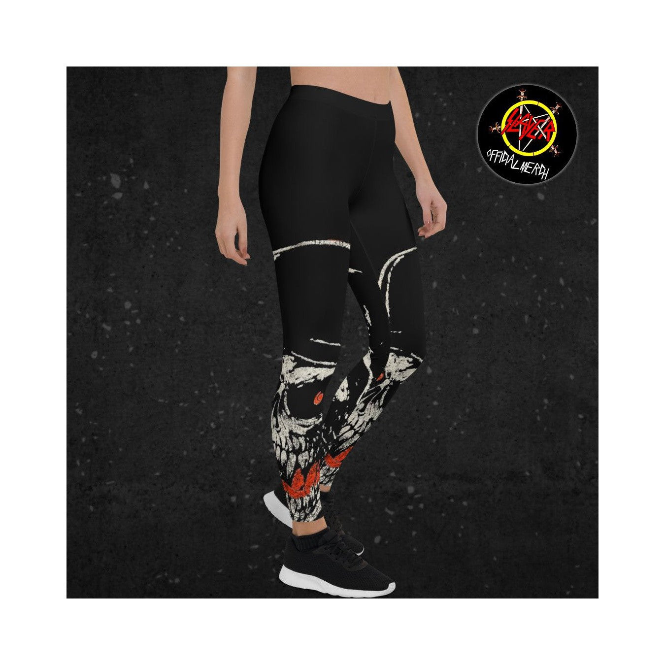 Slayer Skull Leggings Official Merch Right View