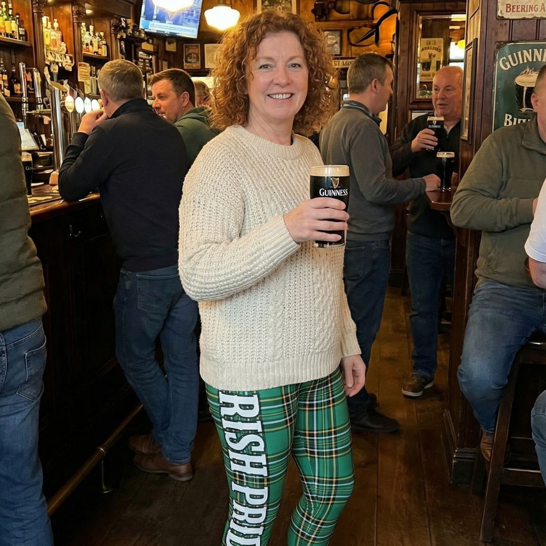 Irish Tartan Leggings - GearBunch
