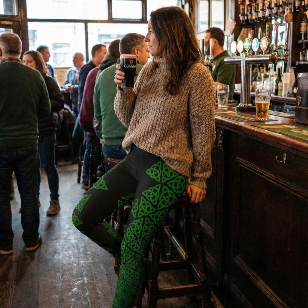 Celtic Knot Irish Leggings - GearBunch