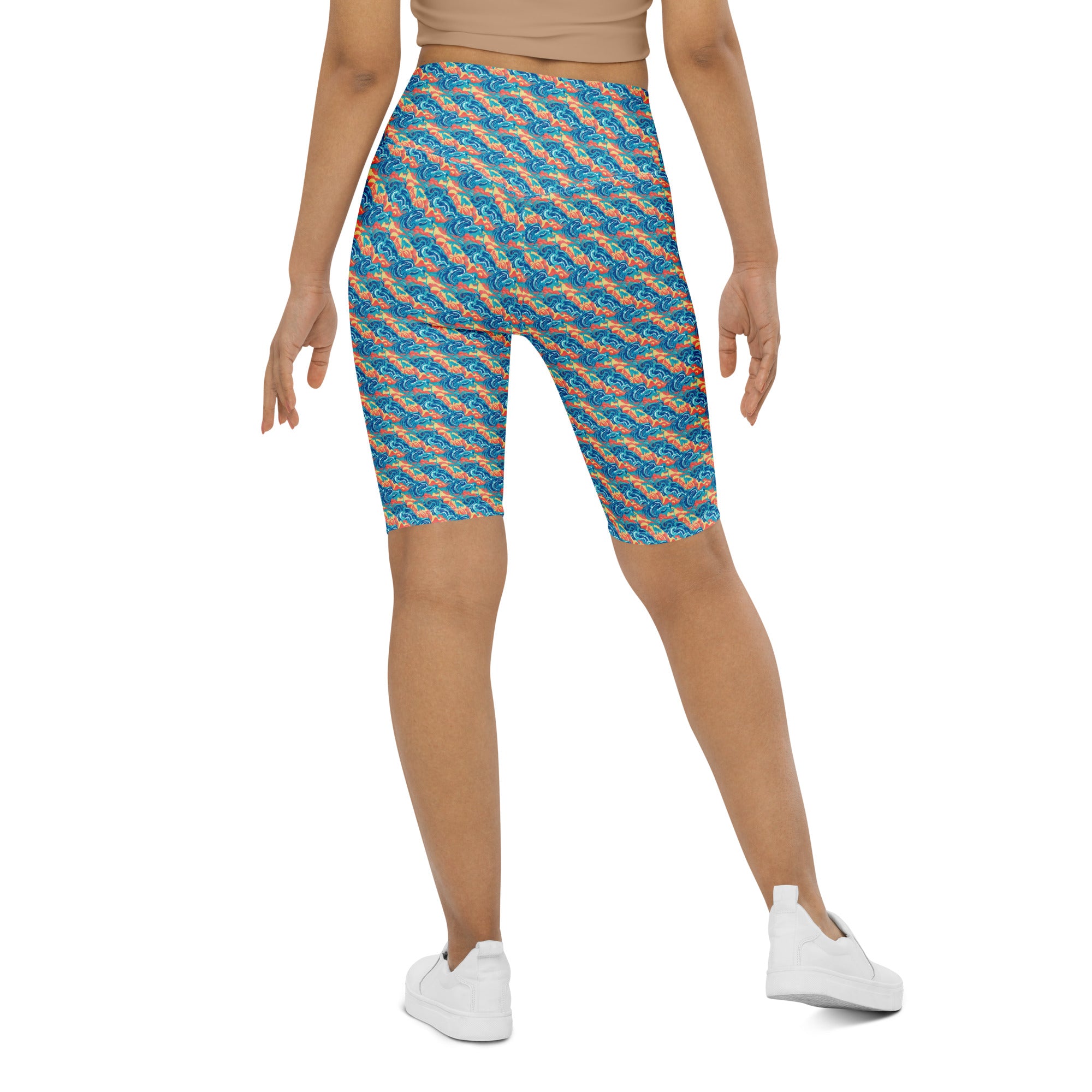 Coastal Vacation Landscape Bike Shorts | GearBunch
