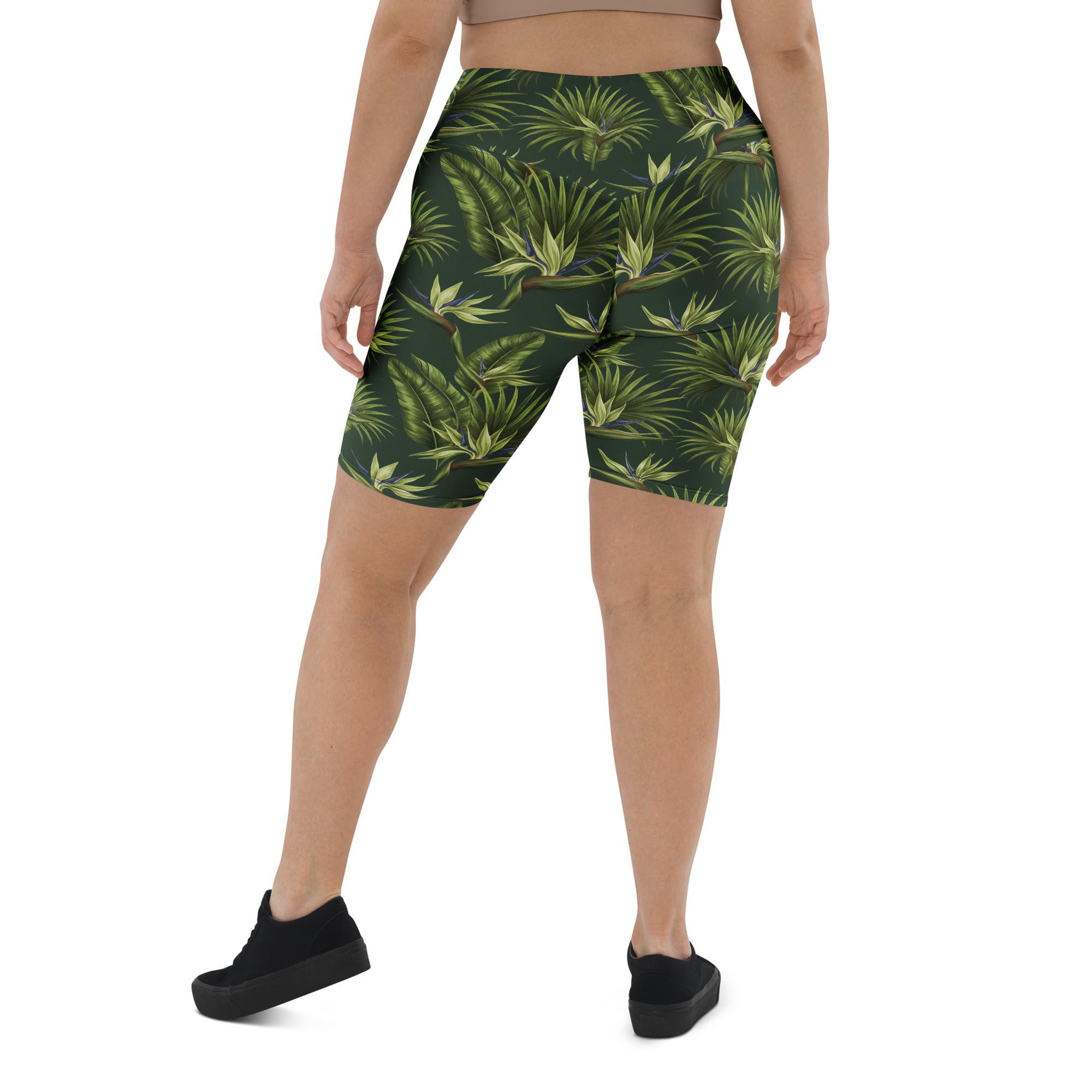 Tropical Palm Grove Bike Shorts | GearBunch