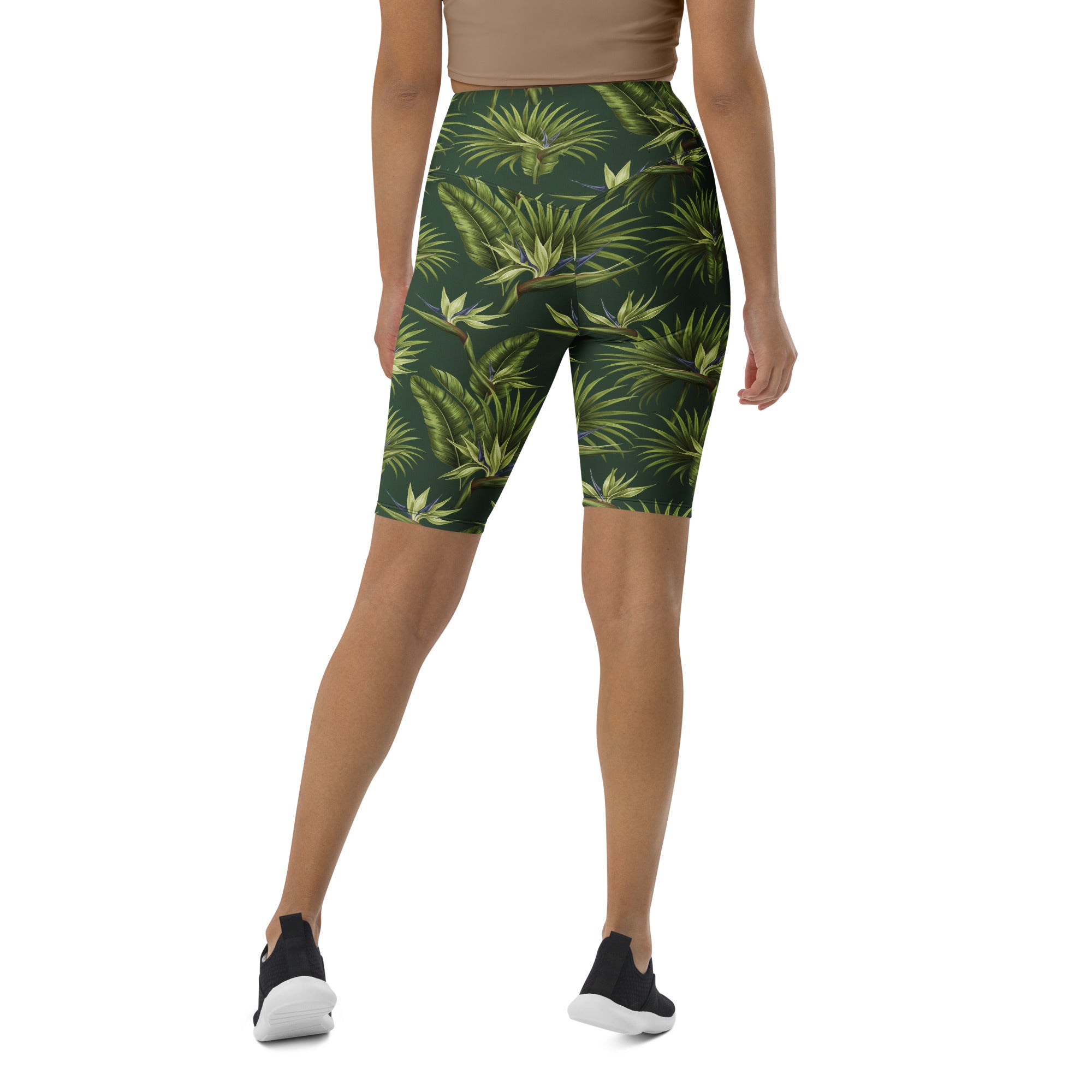 Tropical Palm Grove Bike Shorts | GearBunch