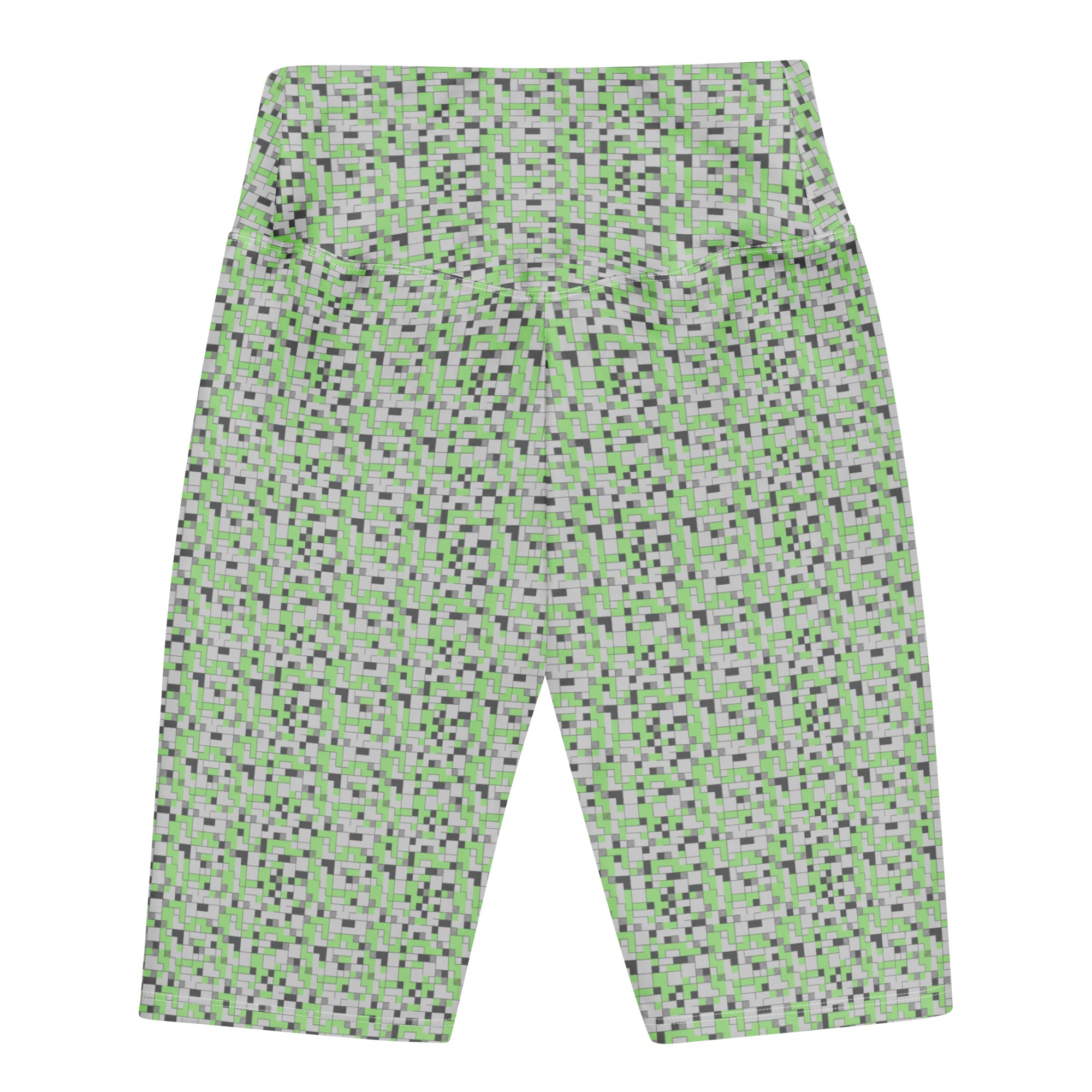 Small Blocks Geometric Bike Shorts | GearBunch