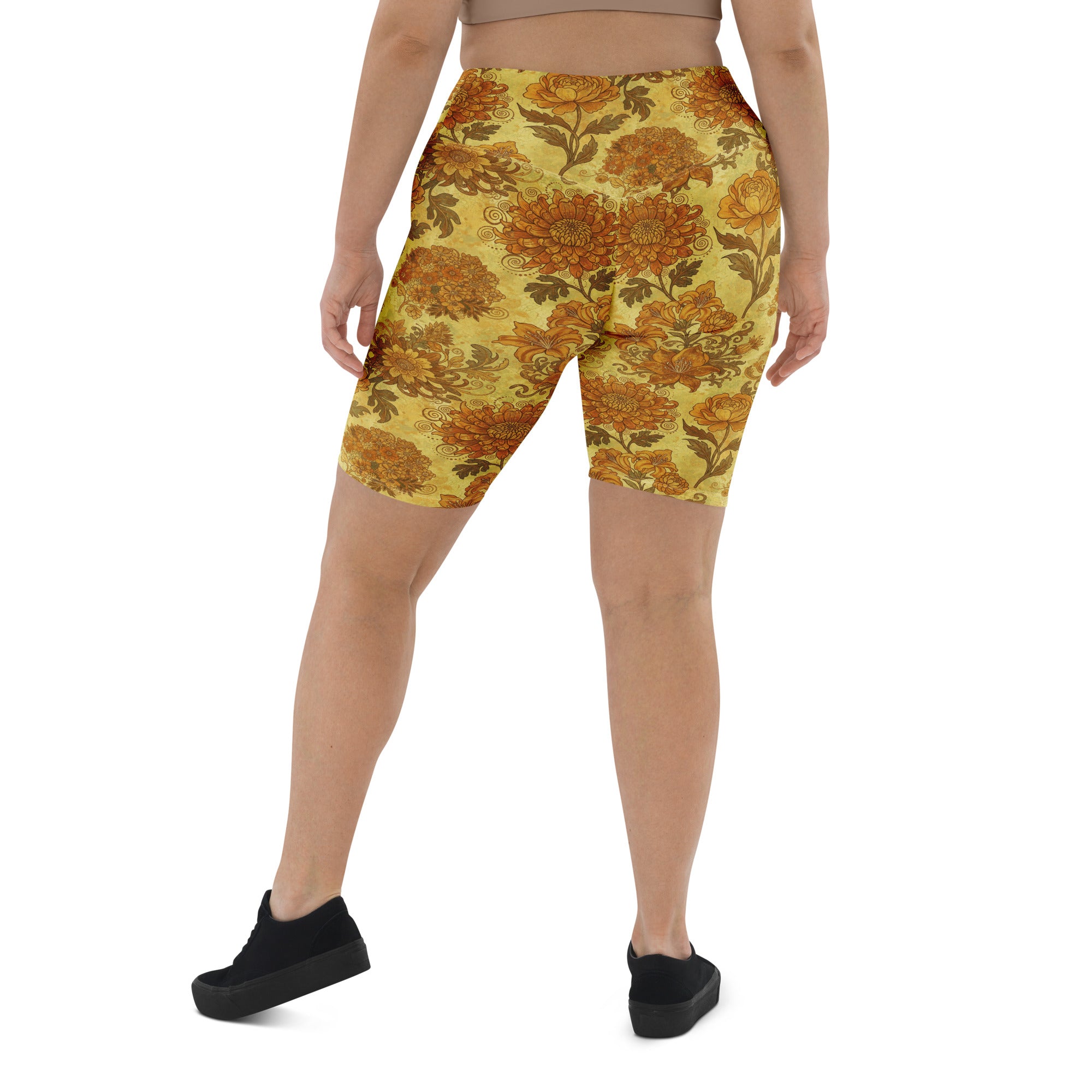 Gustav Klimt Garden Bike Shorts | GearBunch