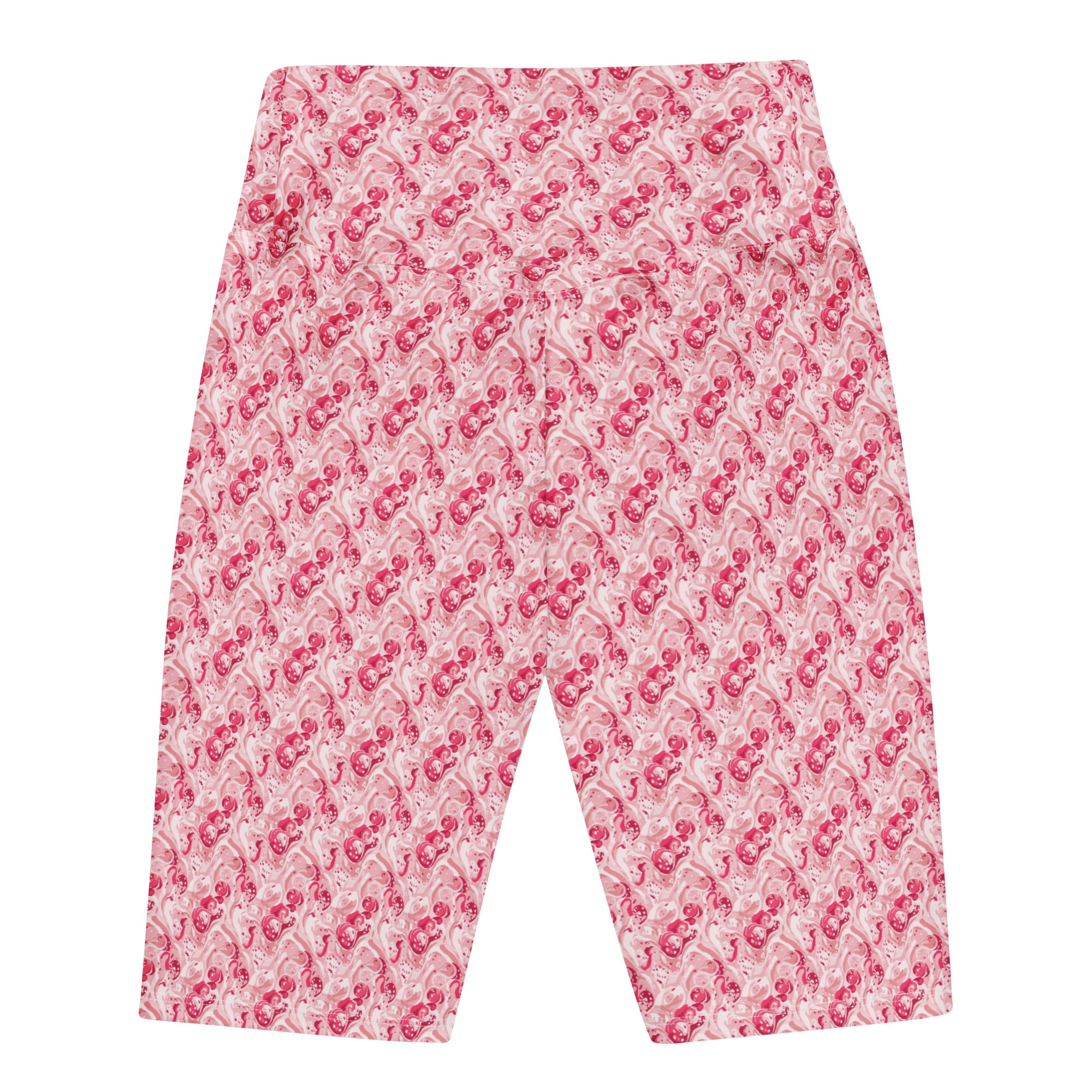 Cherry Strawberry Cream Bike Shorts | GearBunch