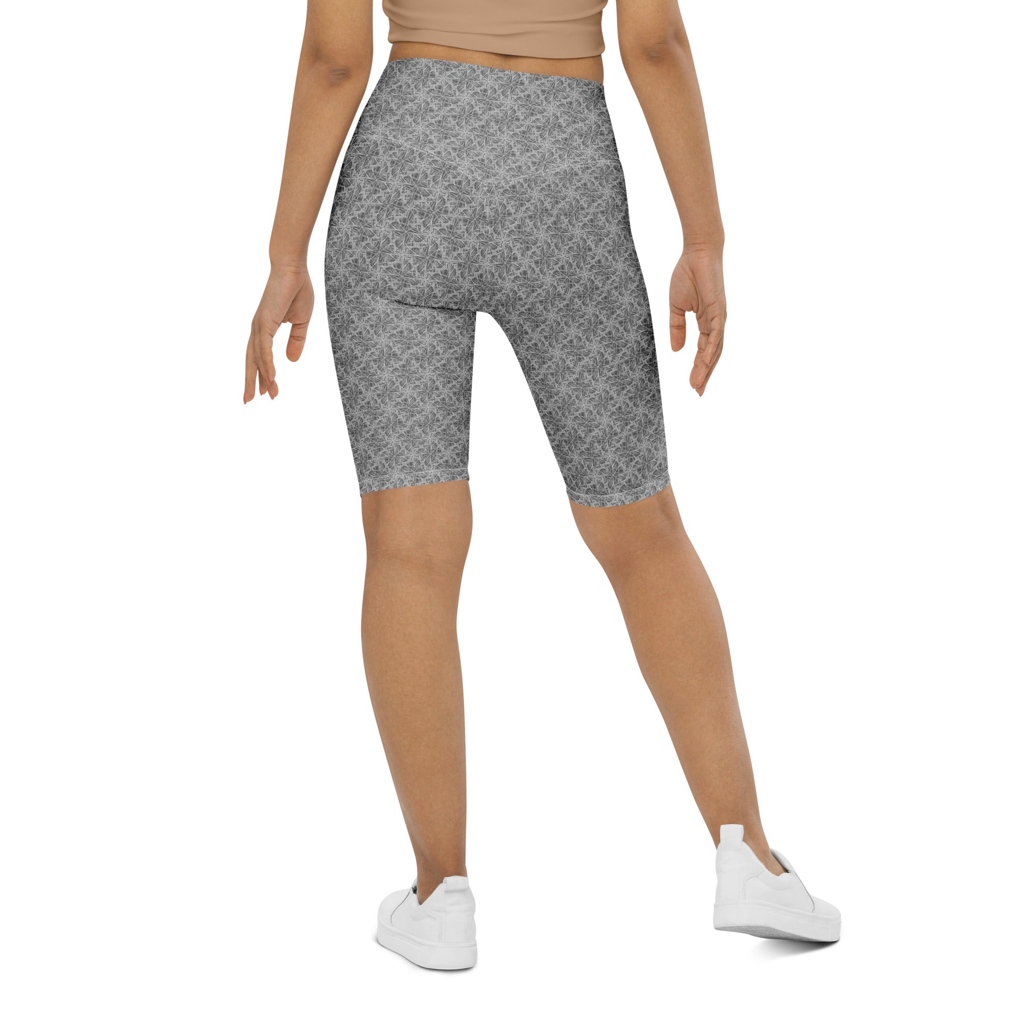 Confusion Abstract Bike Shorts | GearBunch