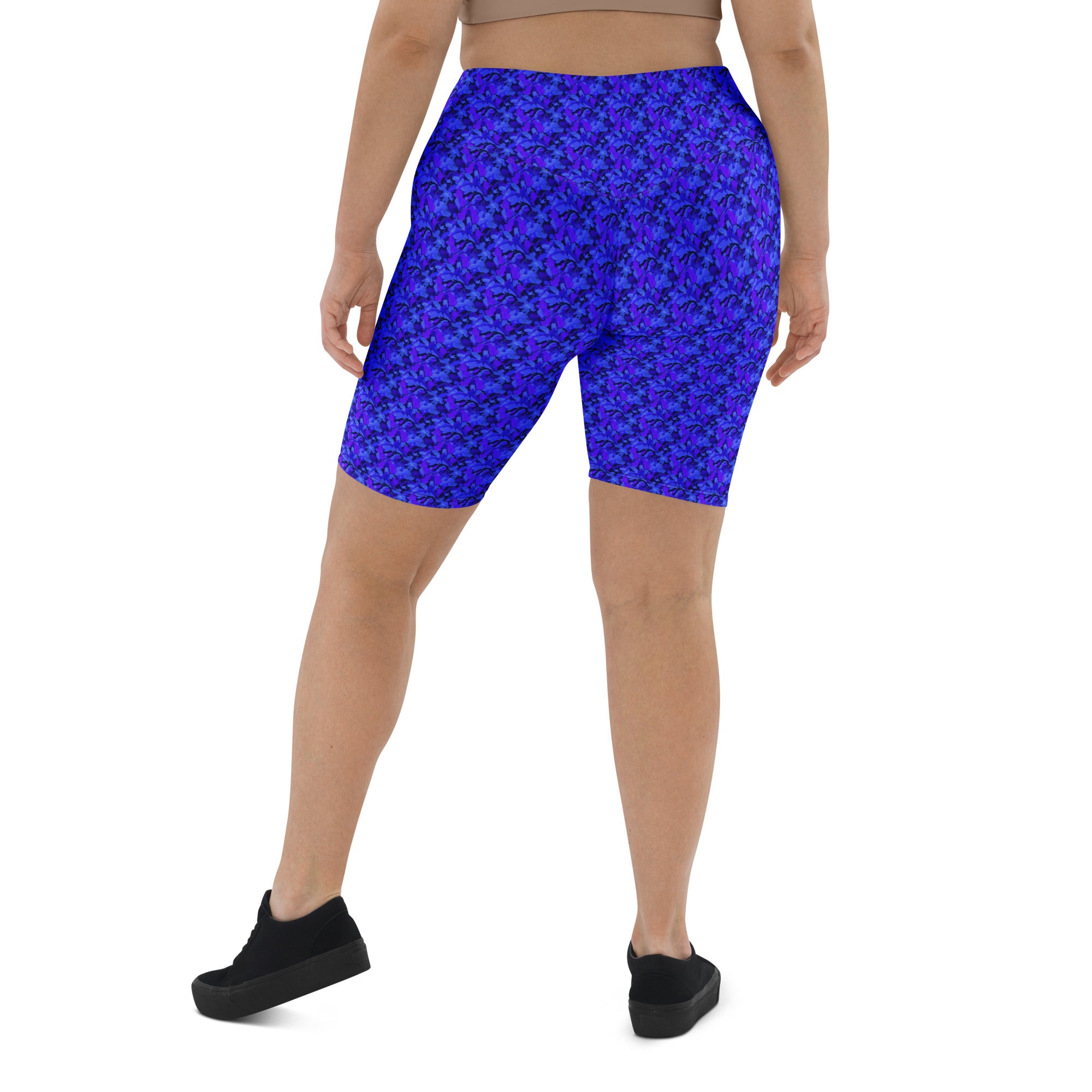 Touching Distance Abstract Bike Shorts | GearBunch