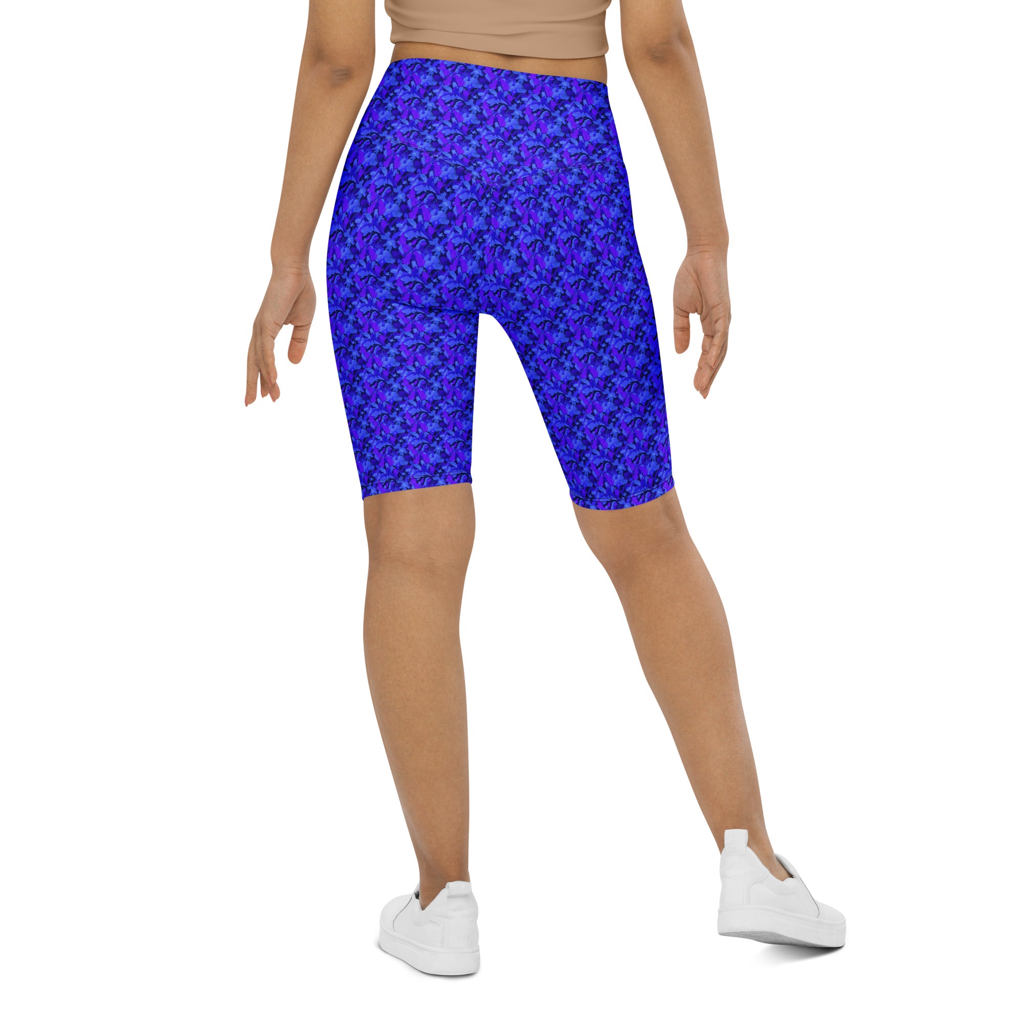Touching Distance Abstract Bike Shorts | GearBunch