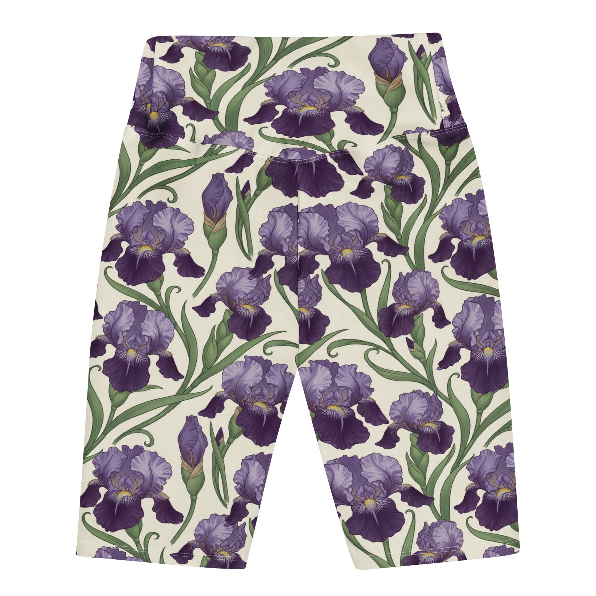Art Nouveau Iris Bike Shorts | GearBunch