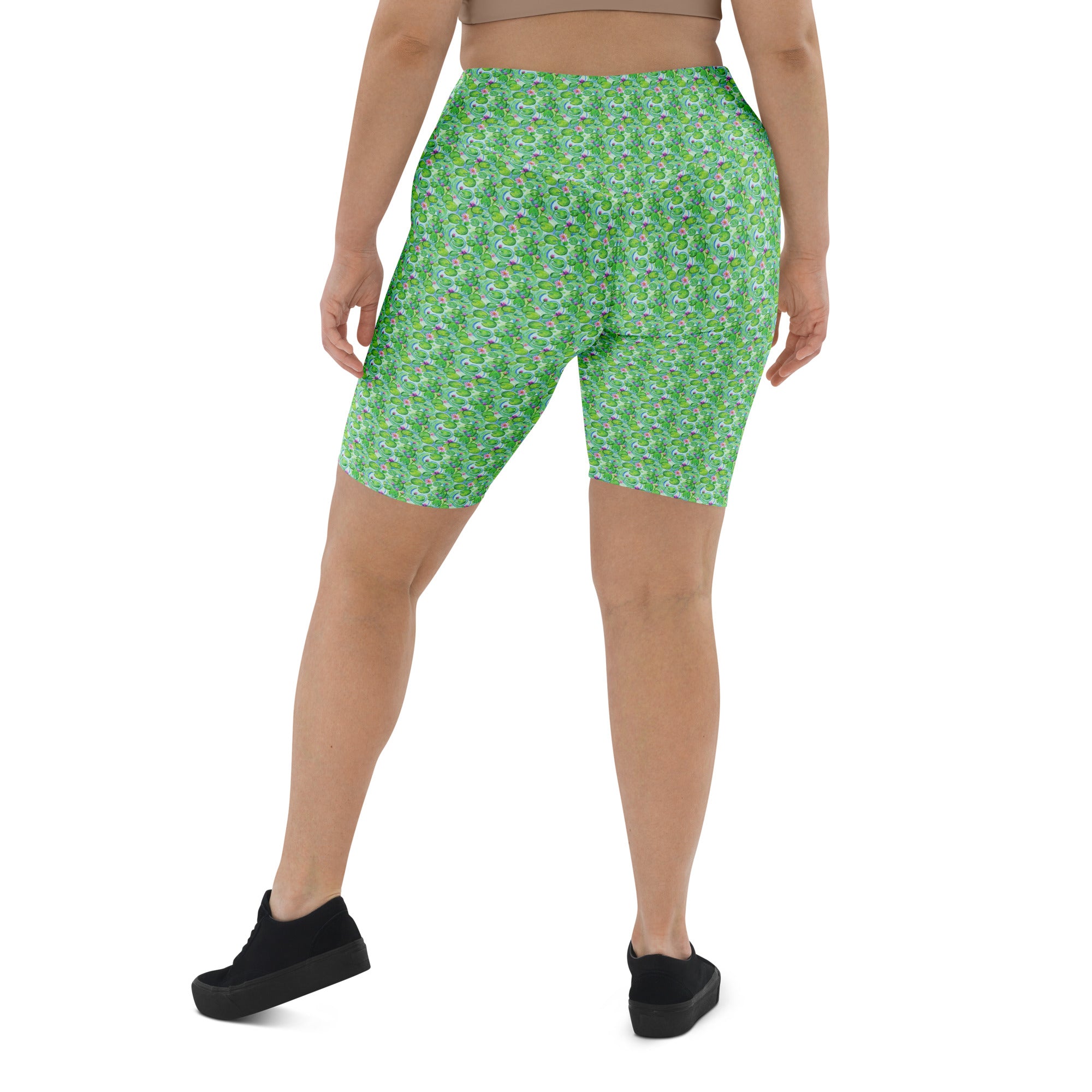 Claude Monet Water Lilies Bike Shorts | GearBunch