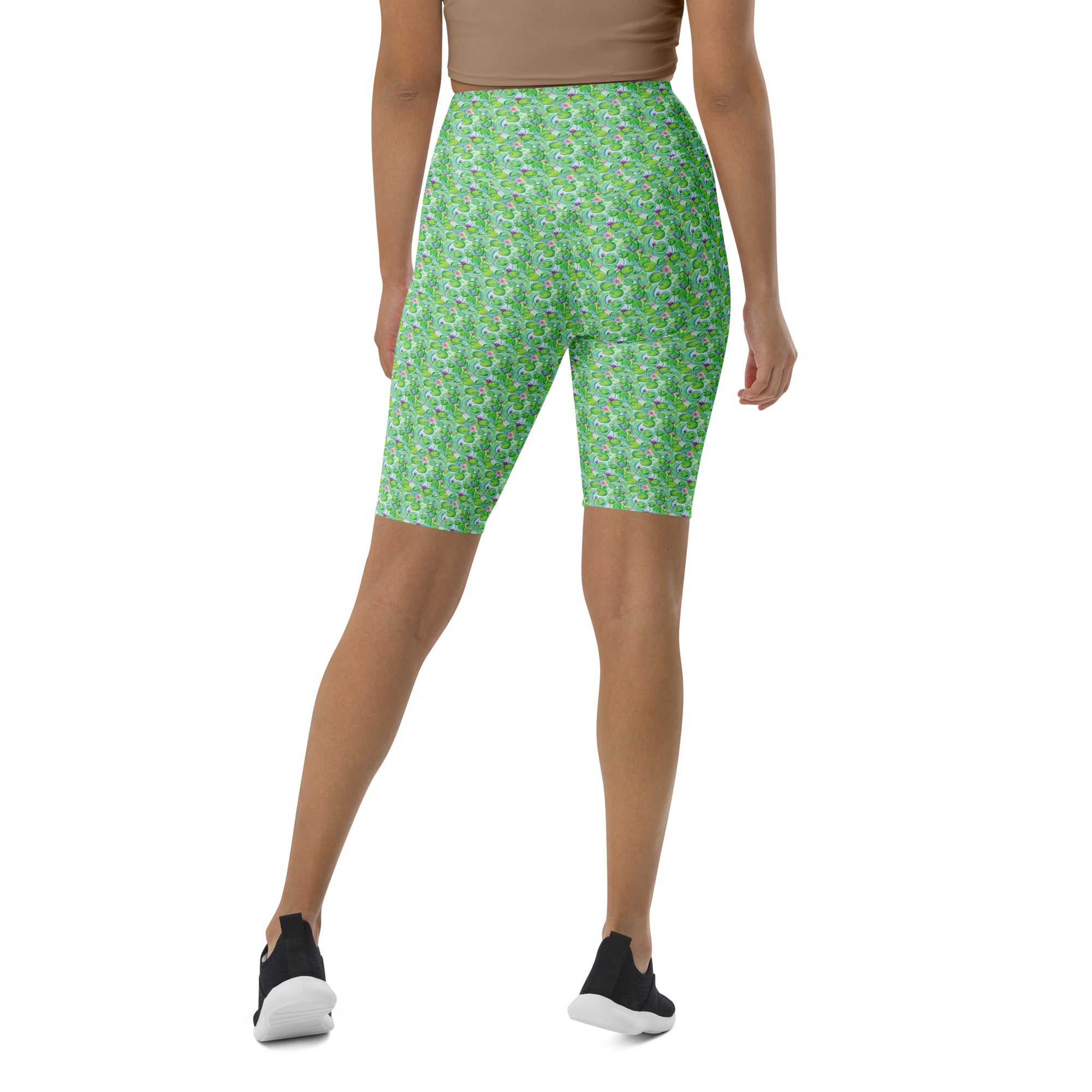 Claude Monet Water Lilies Bike Shorts | GearBunch