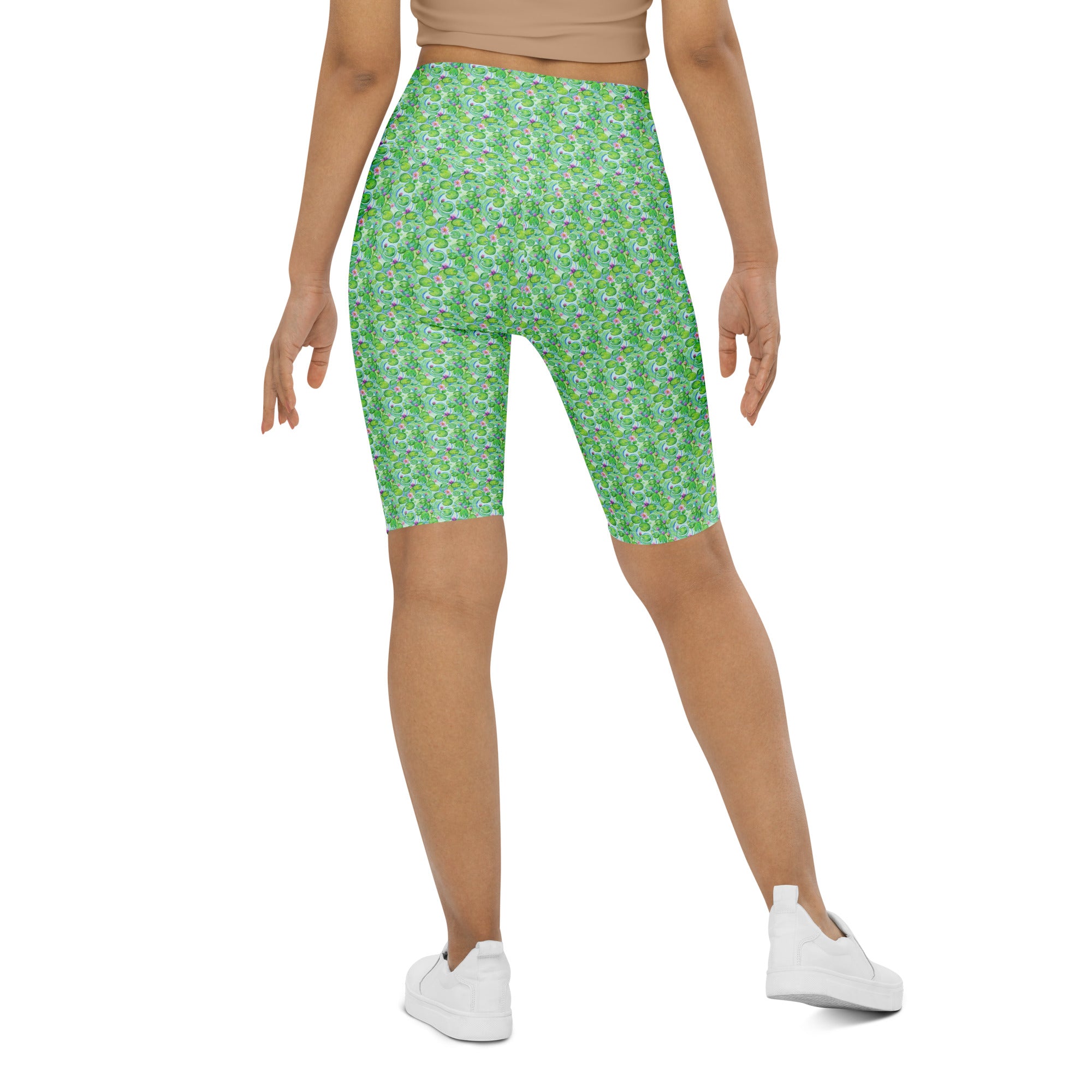 Claude Monet Water Lilies Bike Shorts | GearBunch