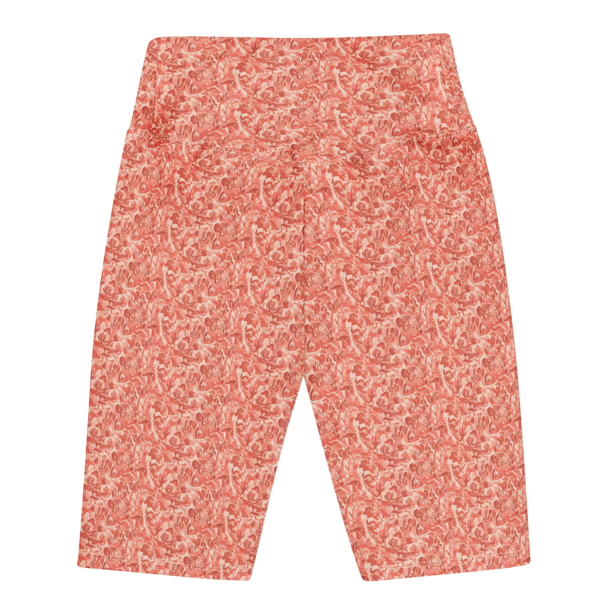 Distorted Cowboy Landscape Bike Shorts | GearBunch