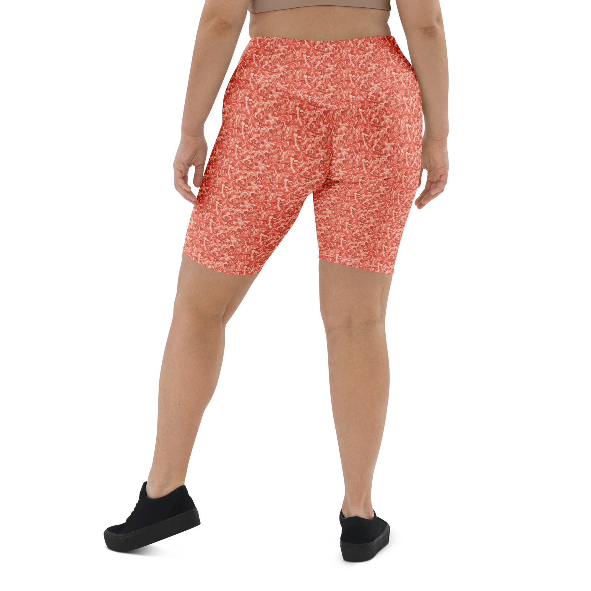 Distorted Cowboy Landscape Bike Shorts | GearBunch