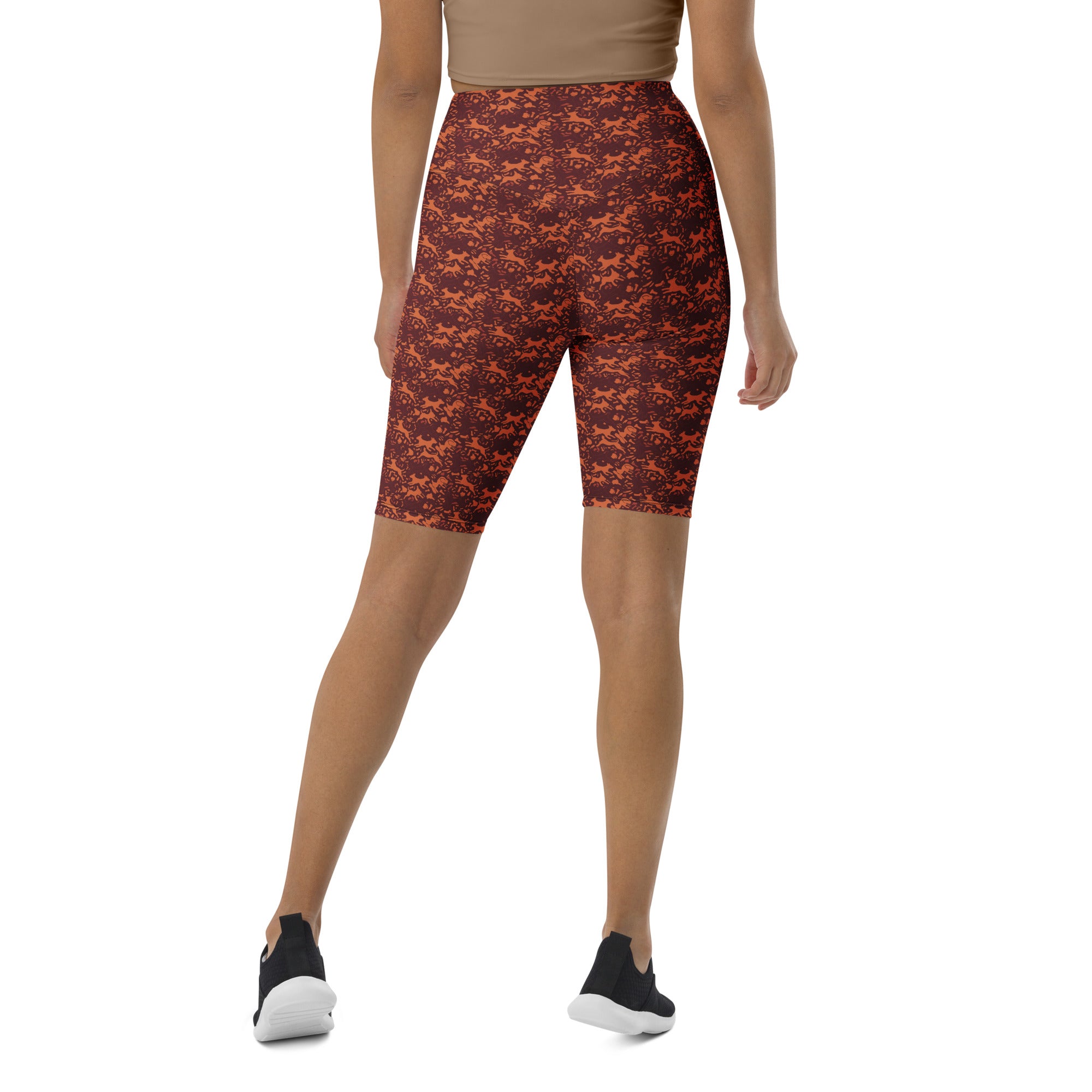 Minimal Fetch Art Bike Shorts | GearBunch