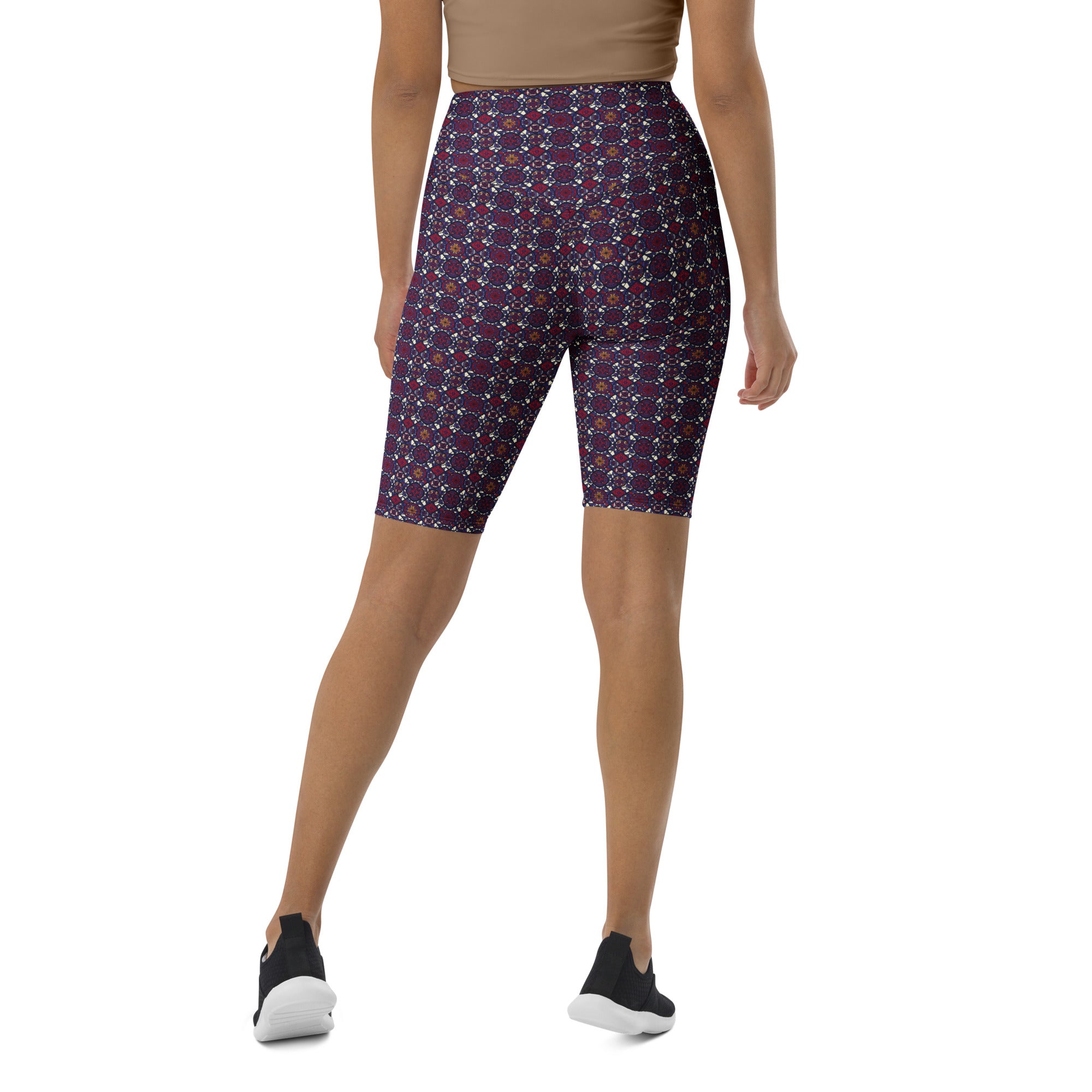 Stained Glass Cathedral Bike Shorts | GearBunch