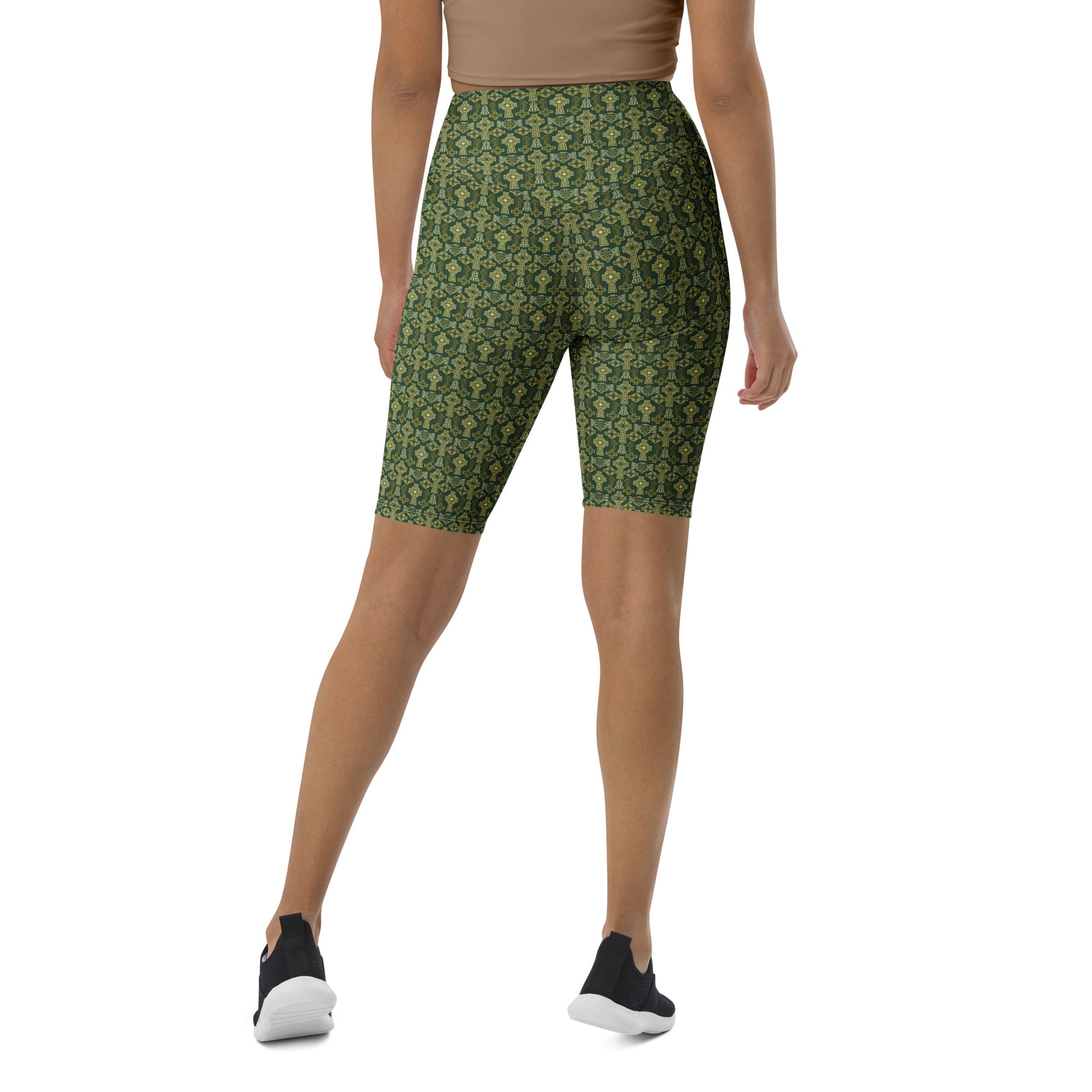 Celtic Cross Knotwork Bike Shorts | GearBunch