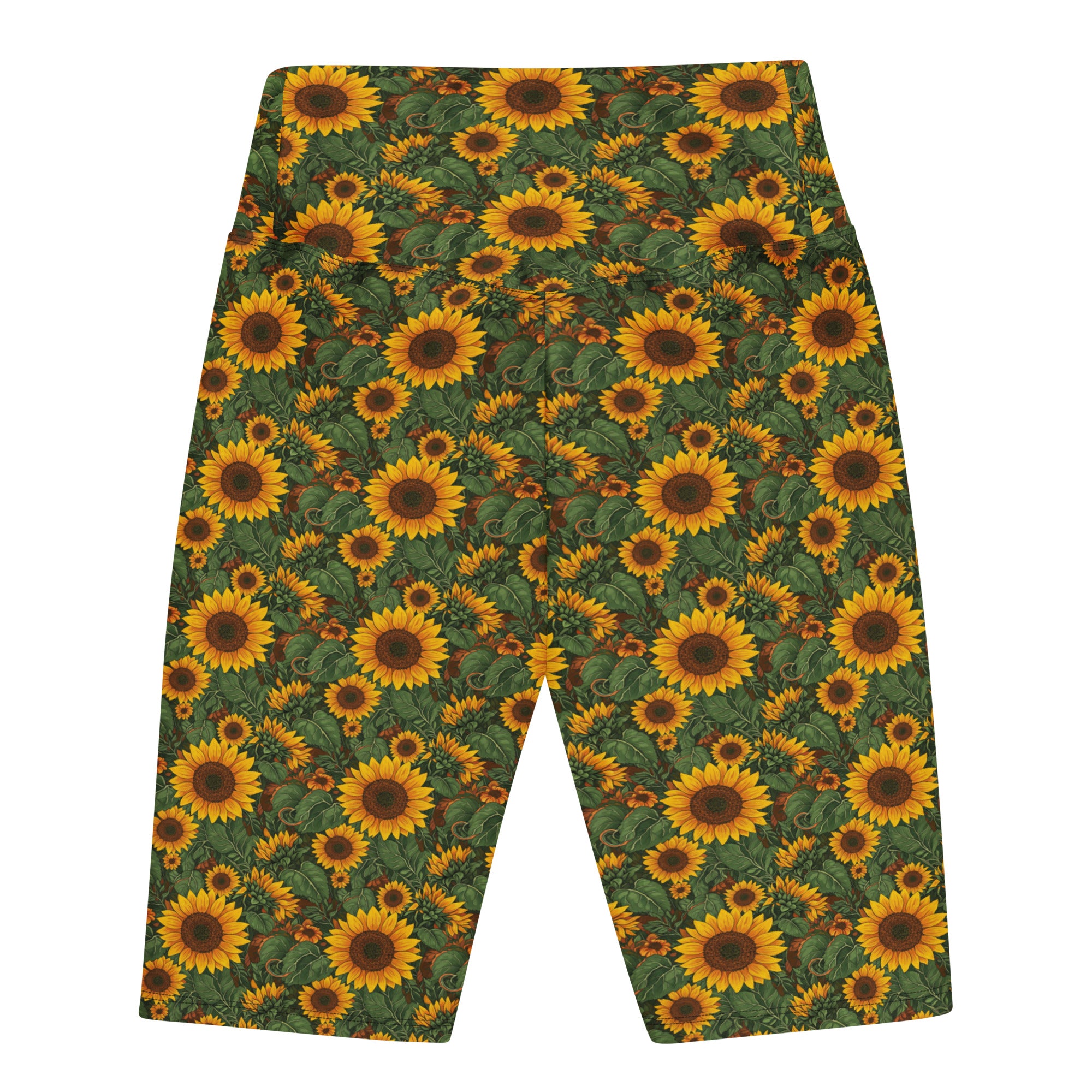 Sunflower Cross Bike Shorts | GearBunch