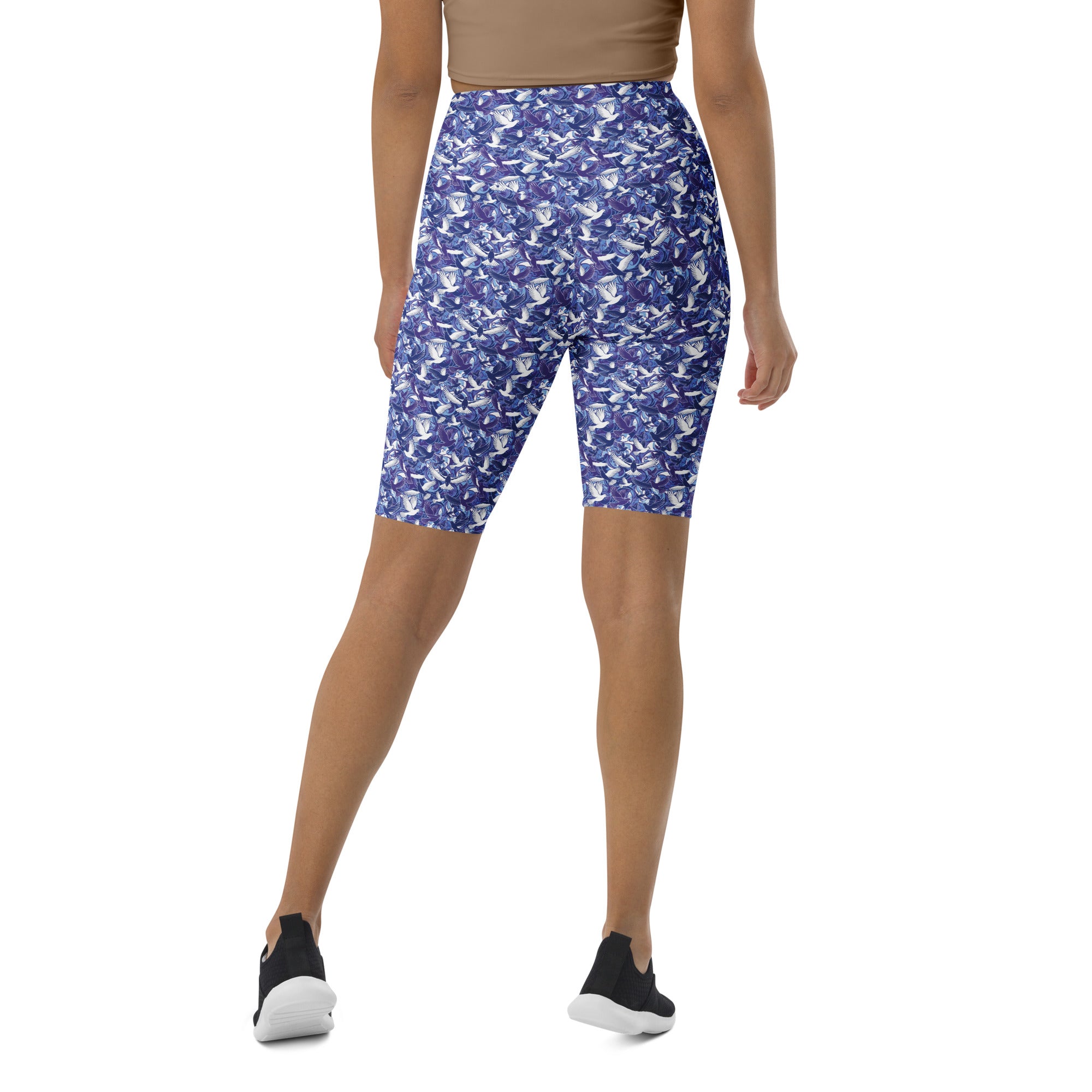 Dove in Flight Bike Shorts | GearBunch