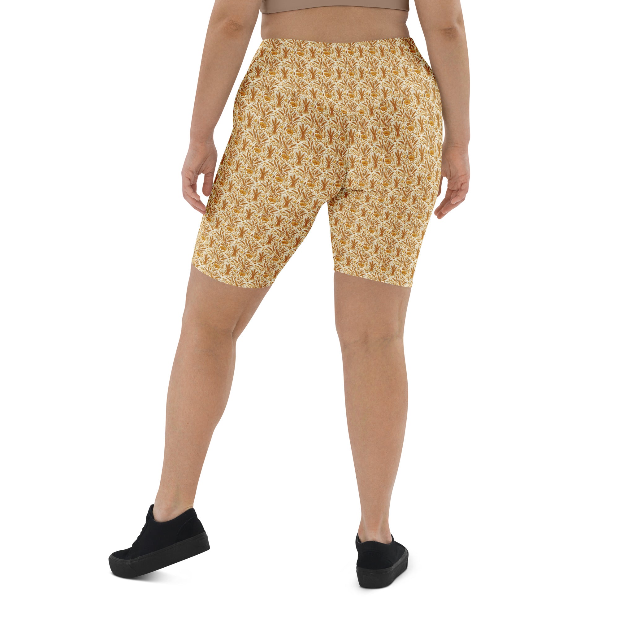 Wheat Field Harvest Bike Shorts | GearBunch
