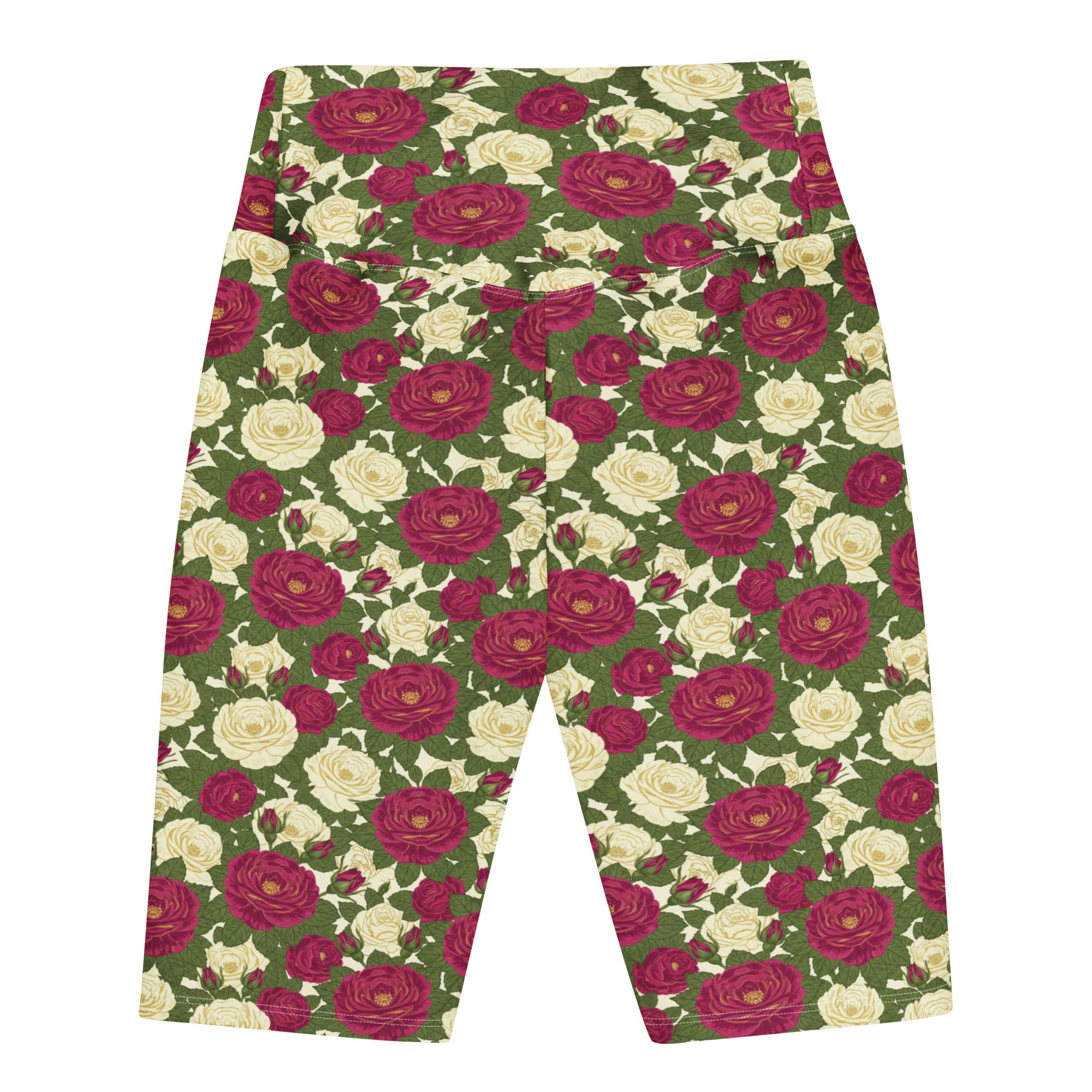 Taurus Rose Botanical Bike Shorts | GearBunch
