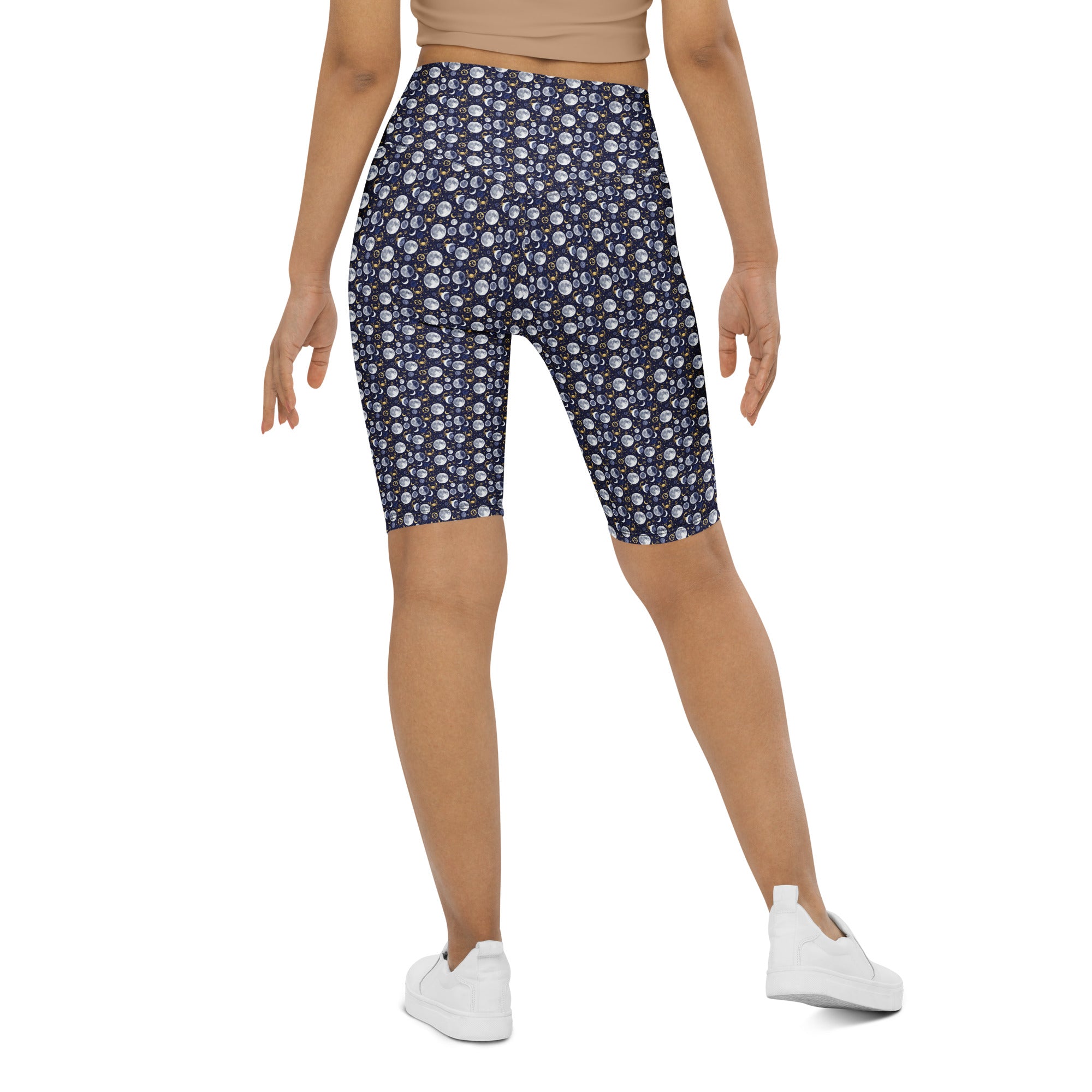 Cancer Moon Phases Bike Shorts | GearBunch