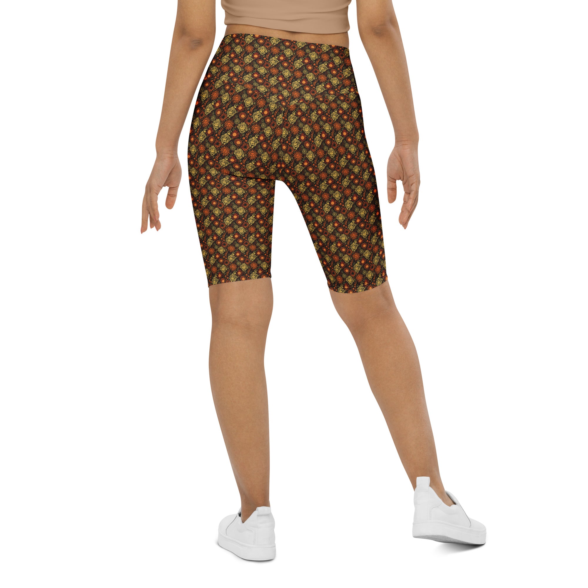 Leo Sun Mane Bike Shorts | GearBunch