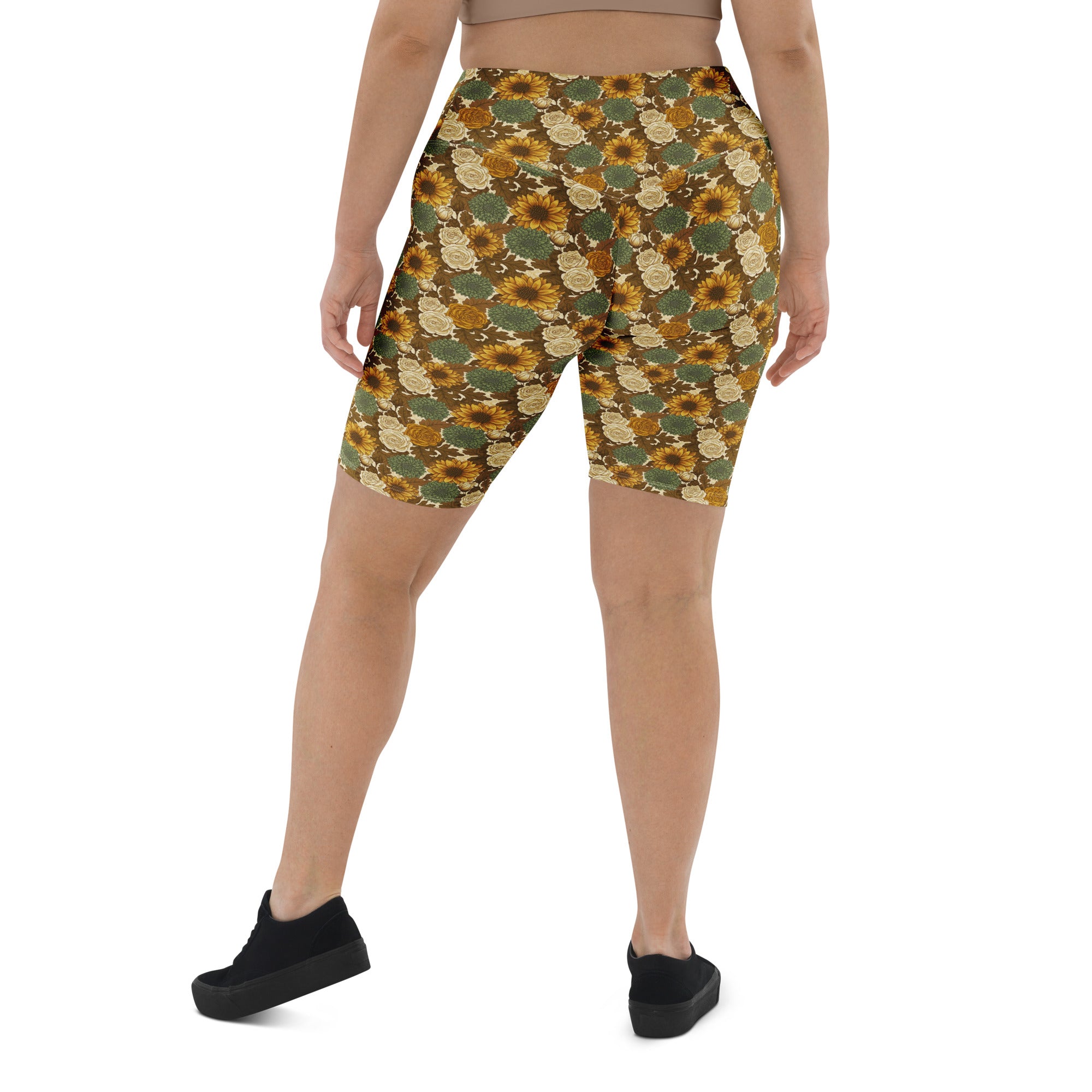 Virgo Harvest Botanical Bike Shorts | GearBunch