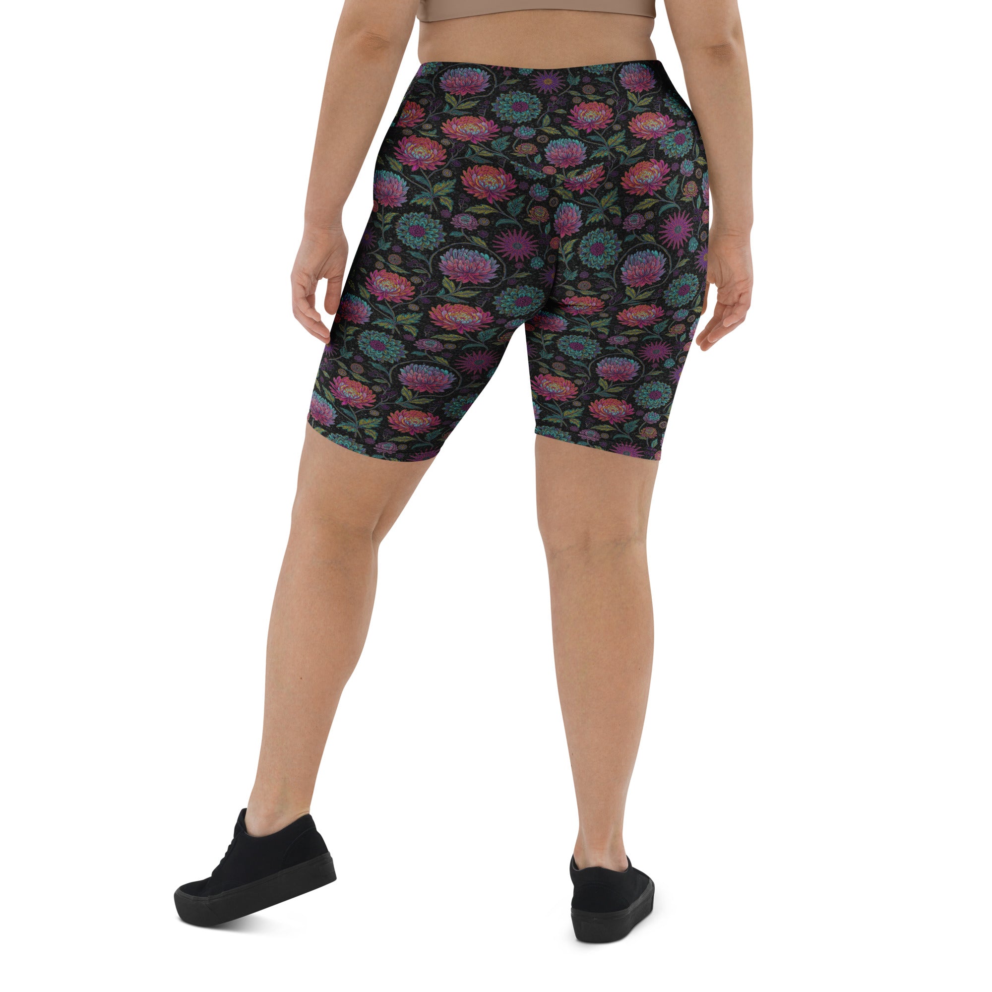 Holographic Paillette Maximalist Bike Shorts | GearBunch