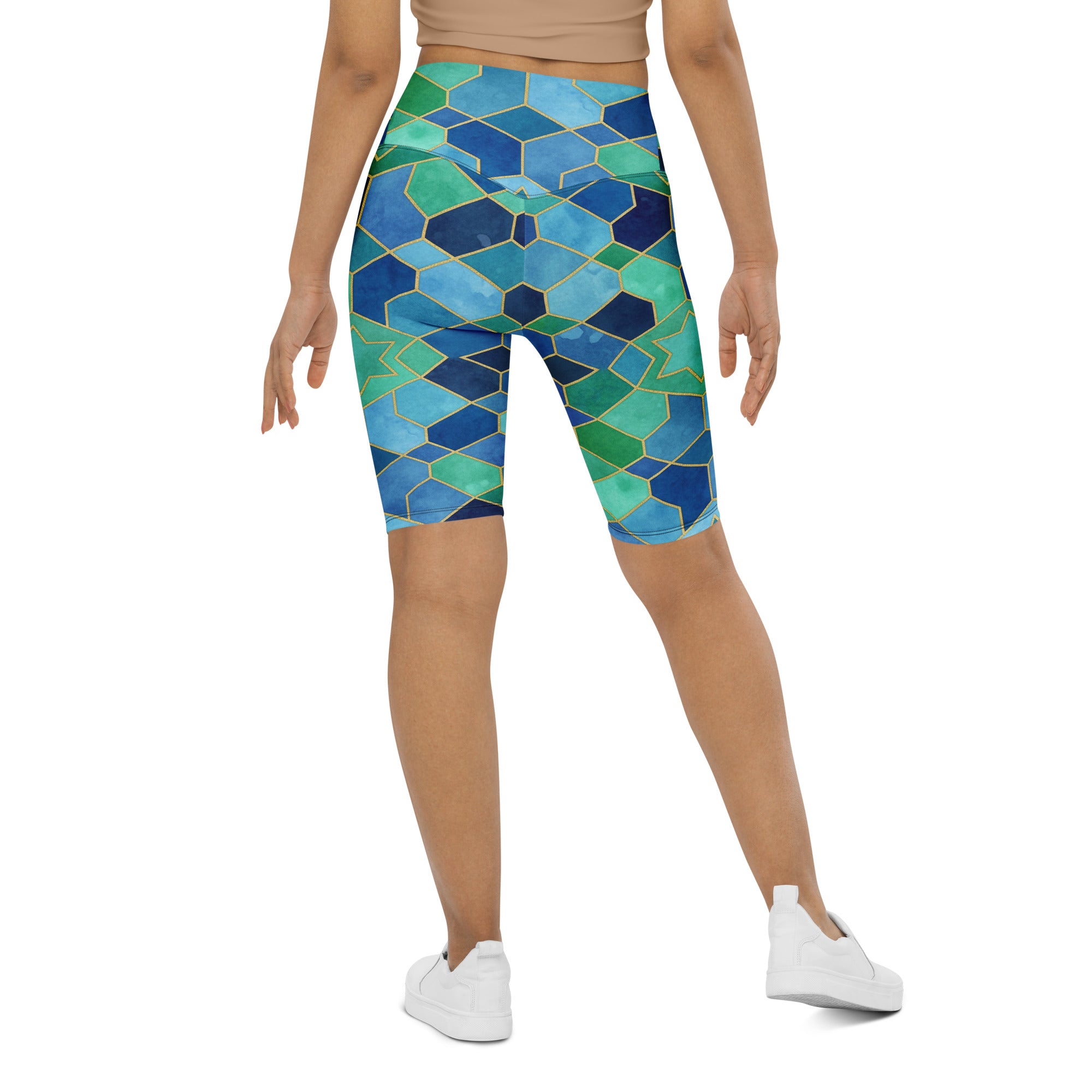 Ocean Blues Bike Shorts | GearBunch