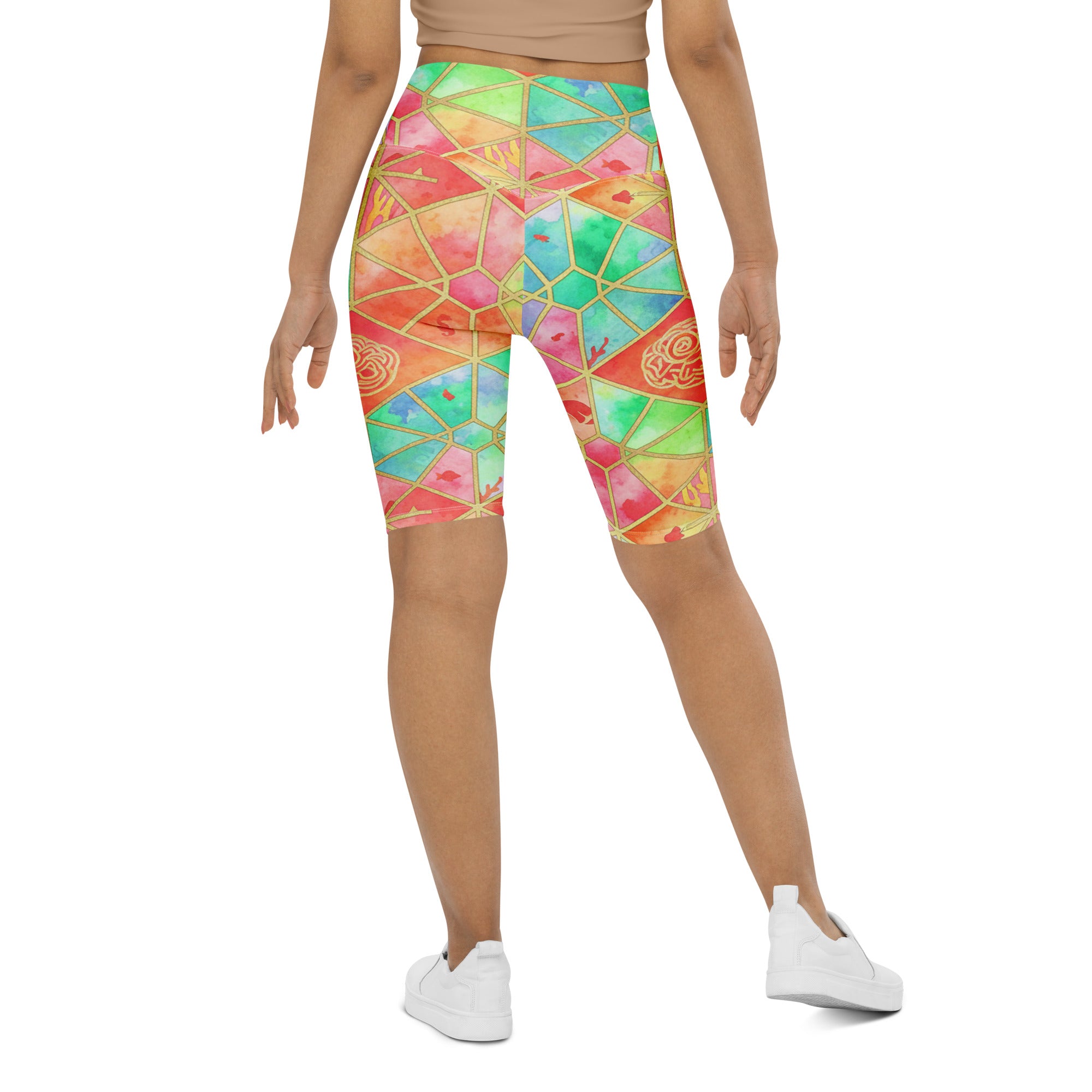 Coral Reef Bike Shorts | GearBunch