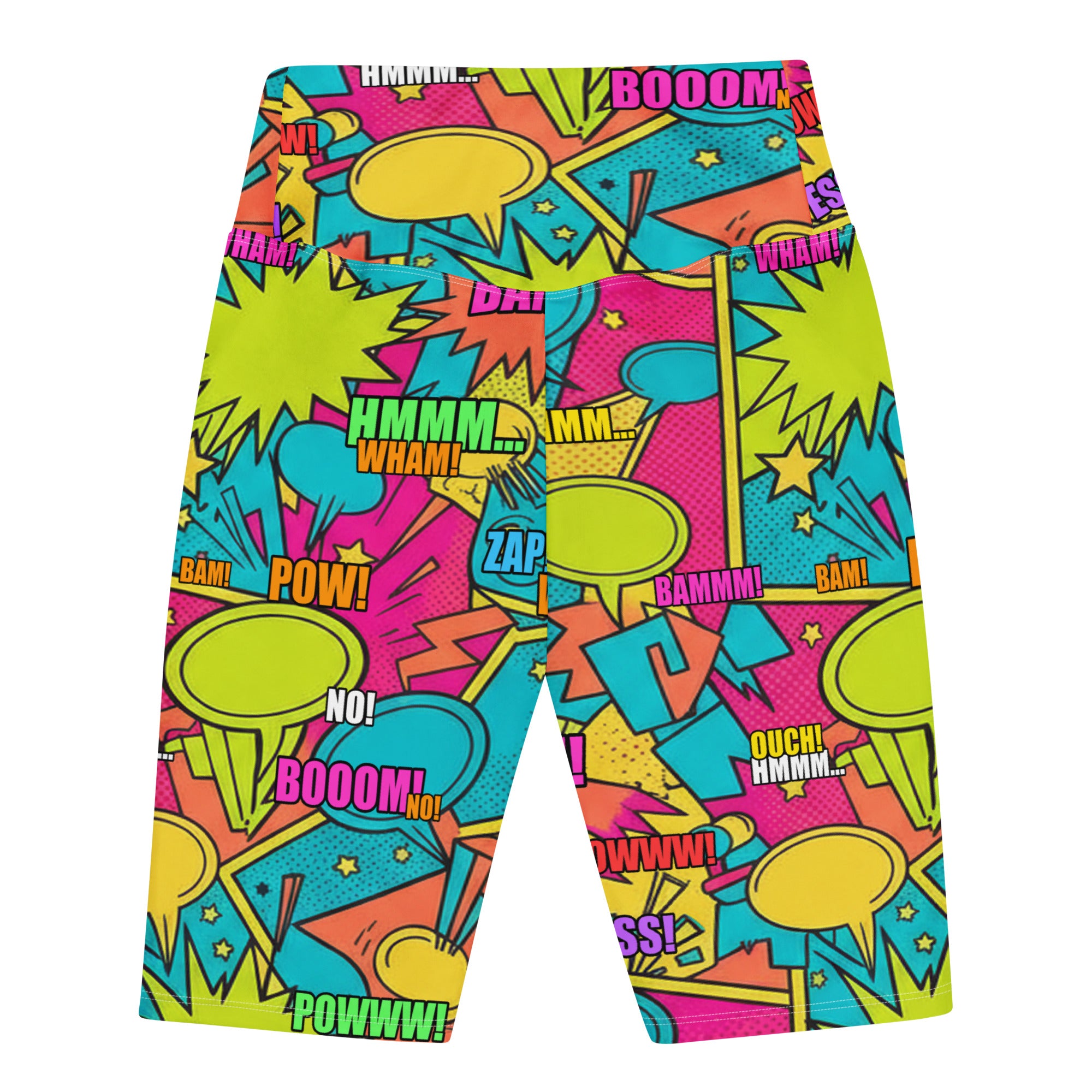 Comic Pop Tropical Bike Shorts | GearBunch