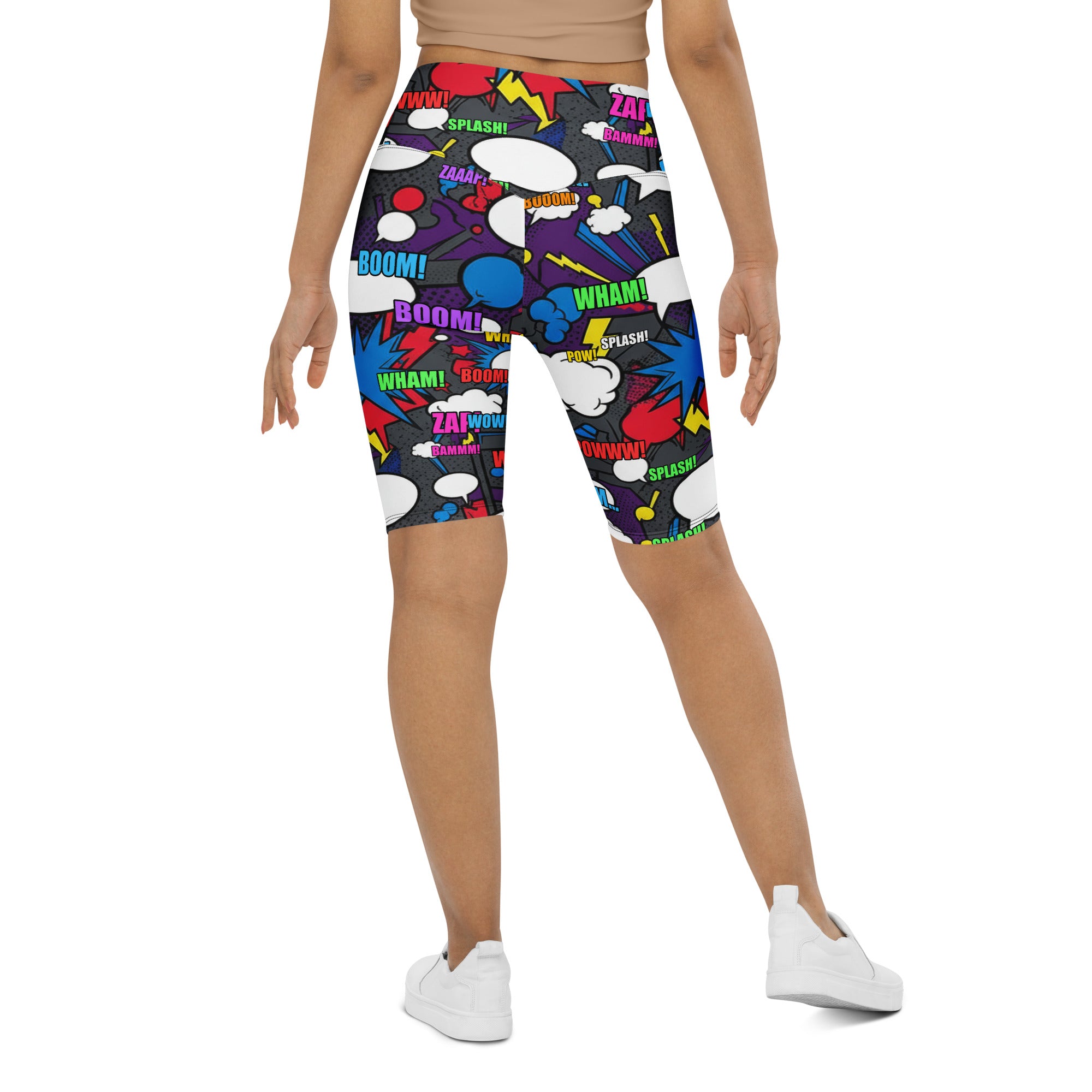 Comic Strip Dark Knight Bike Shorts | GearBunch