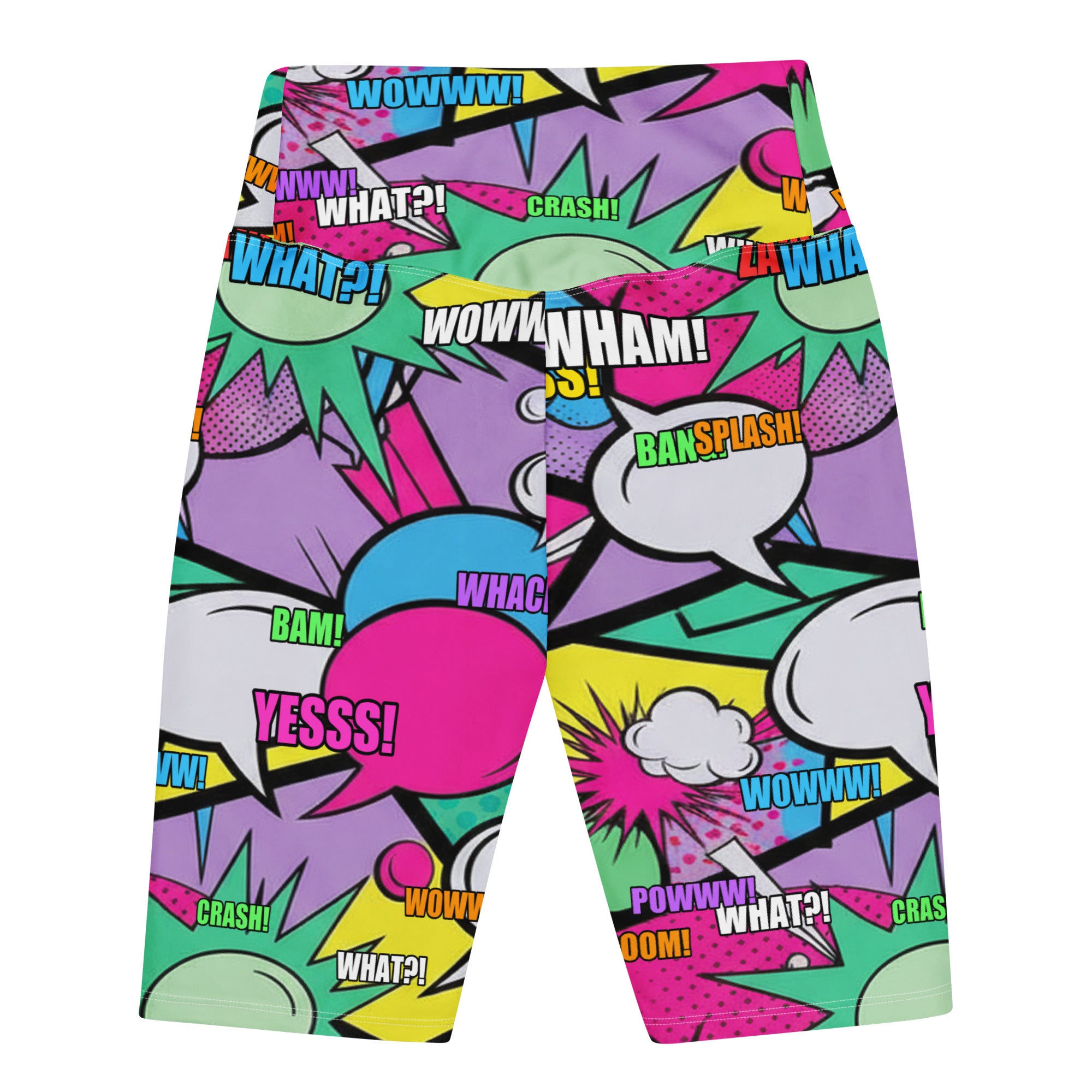 Comic Strip Pop Candy Bike Shorts | GearBunch