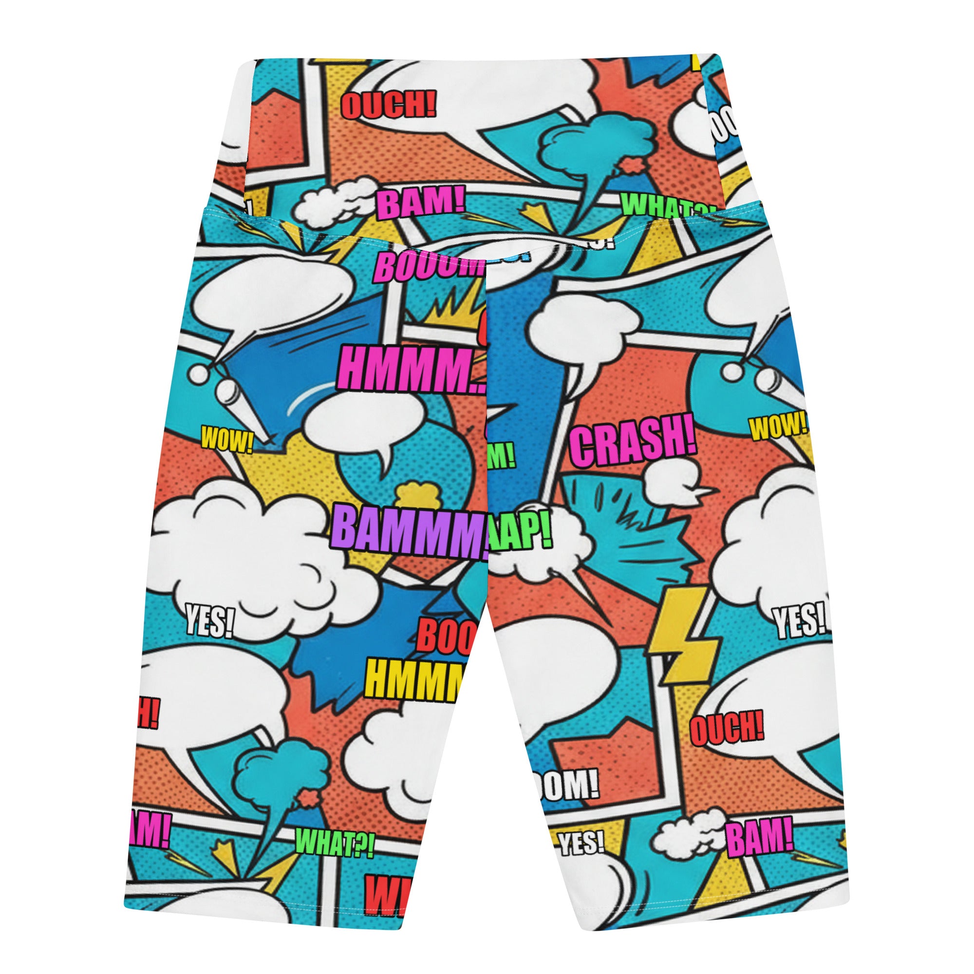 Comic Strip Surf Kapow Bike Shorts | GearBunch