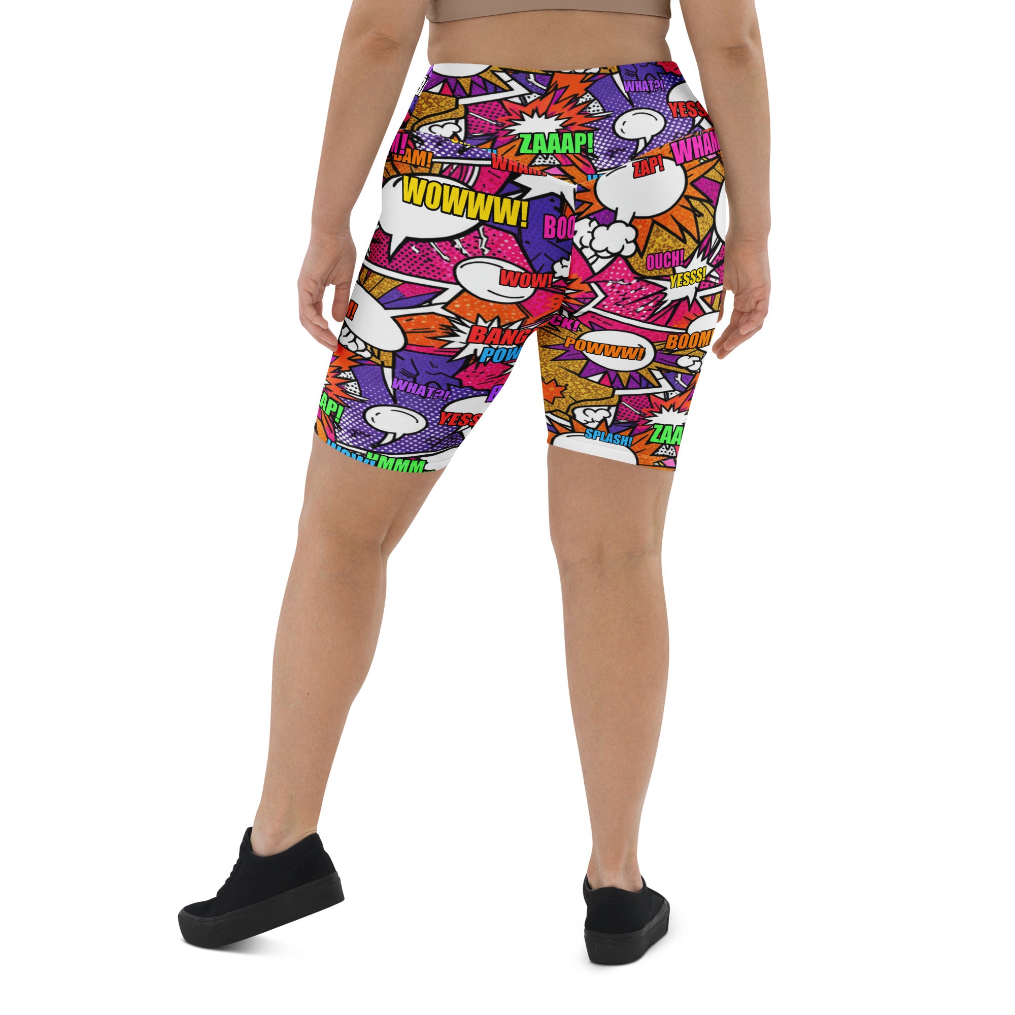 Comic Strip Disco Funk Bike Shorts | GearBunch